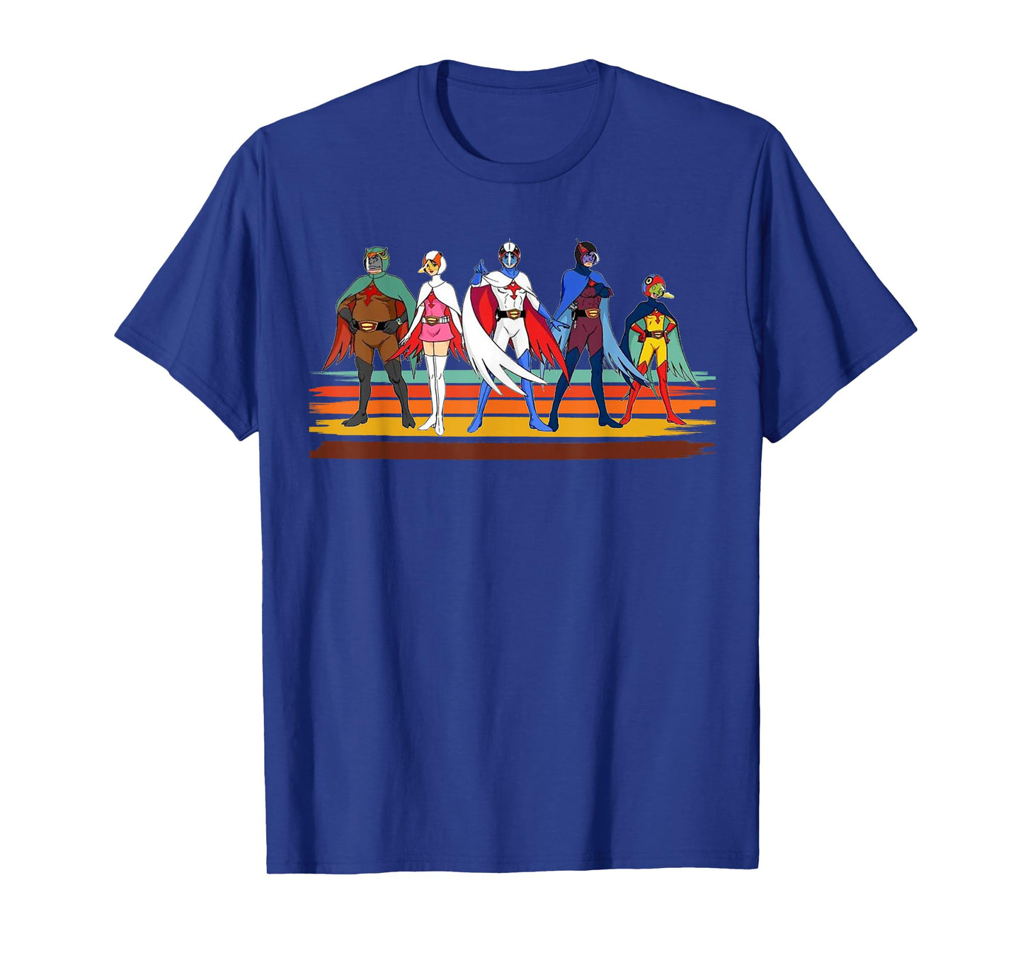 Battle of the planets vintage style brush Stripe T-Shirt