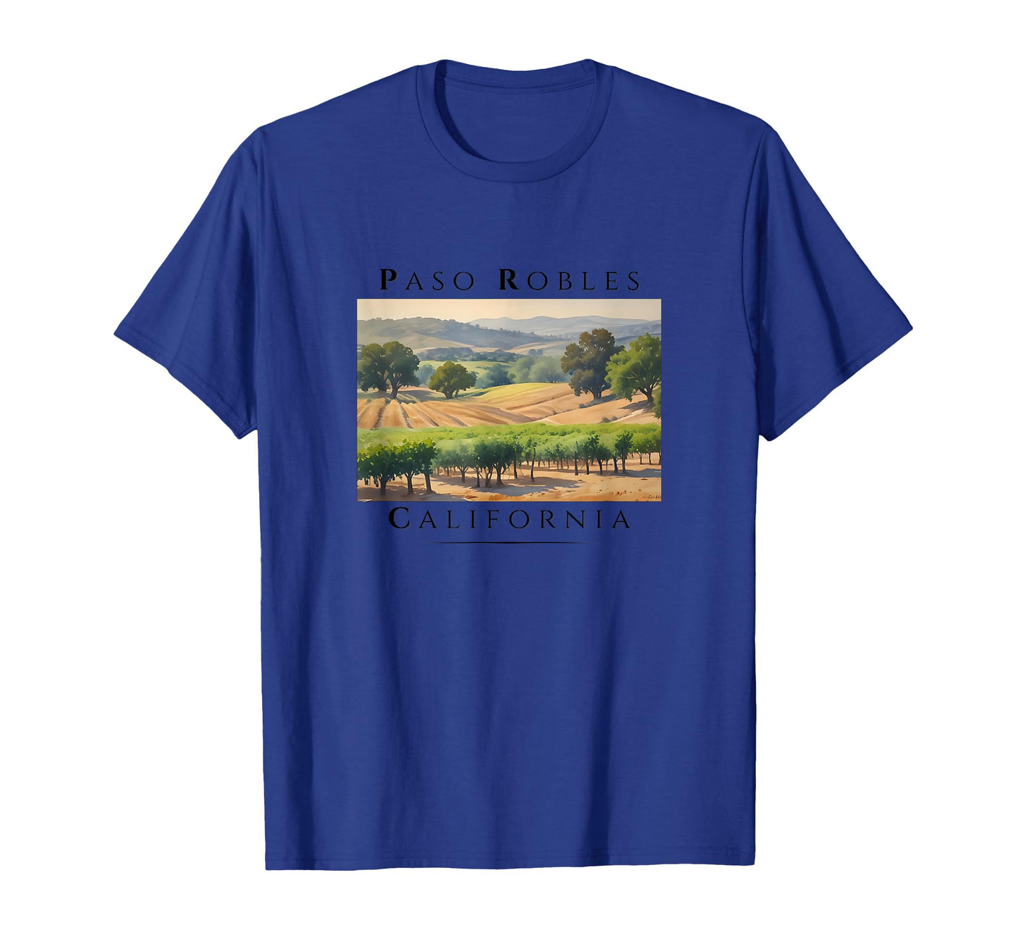 Vintage Paso Robles California Vineyard T-Shirt