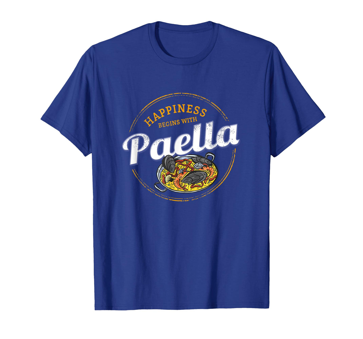 Paella Snack Vintage Spain Retro Paella Pan Souvenir T-Shirt