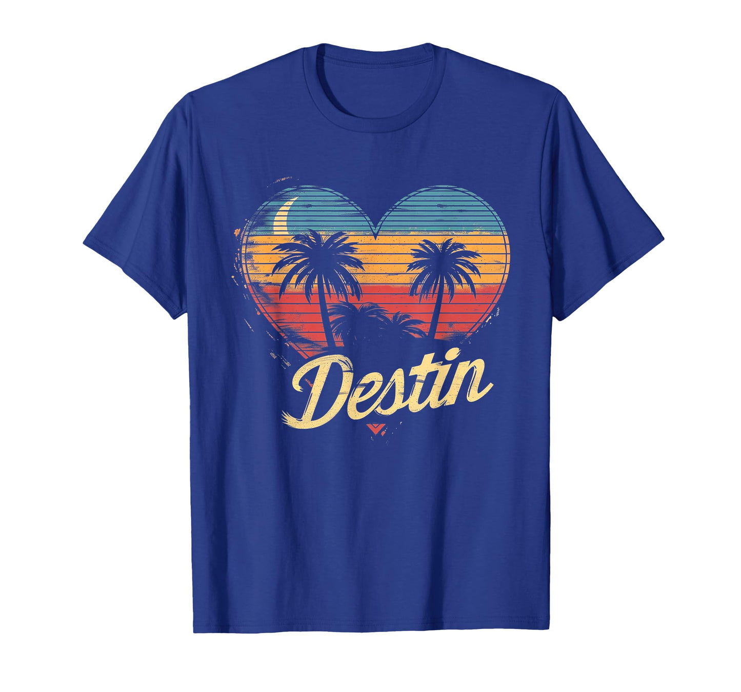 Destin Florida - Heart Vintage Love Women Kids Retro Pride T-Shirt