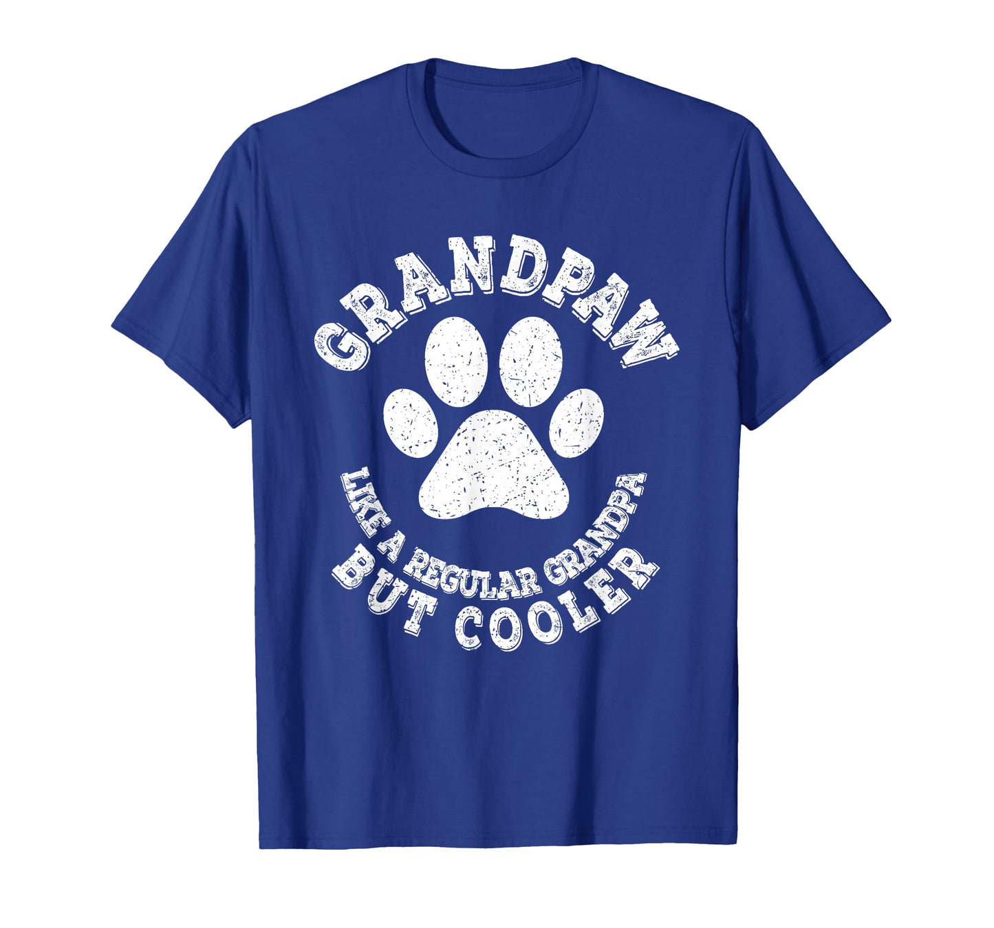 Grandpaw Dog Grandpa Grandfather Funny Vintage Grand Paw Men T-Shirt