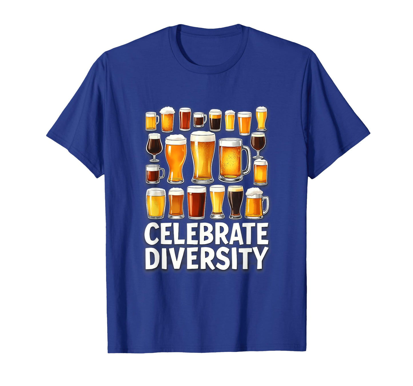 Celebrate Diversity Beer Drinking Home Brewers T-Shirt