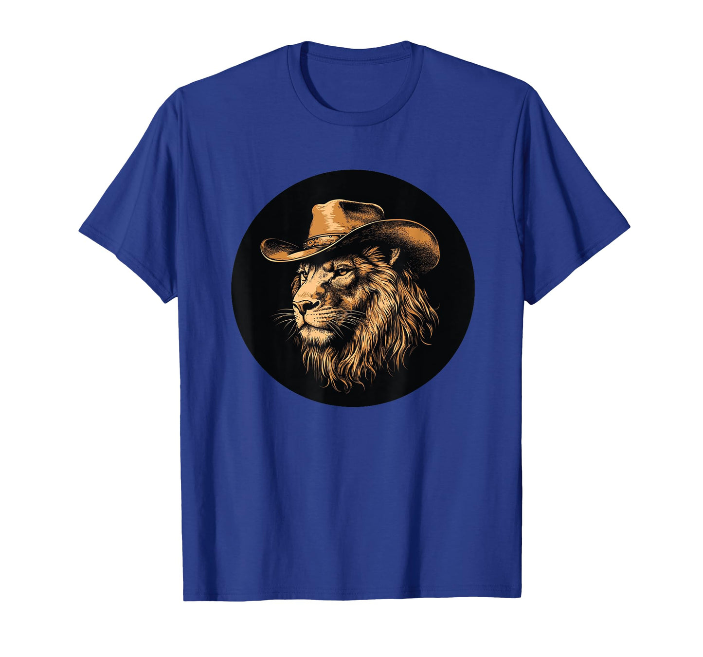 Cool Lion with Hat for a Western Adventure T-Shirt