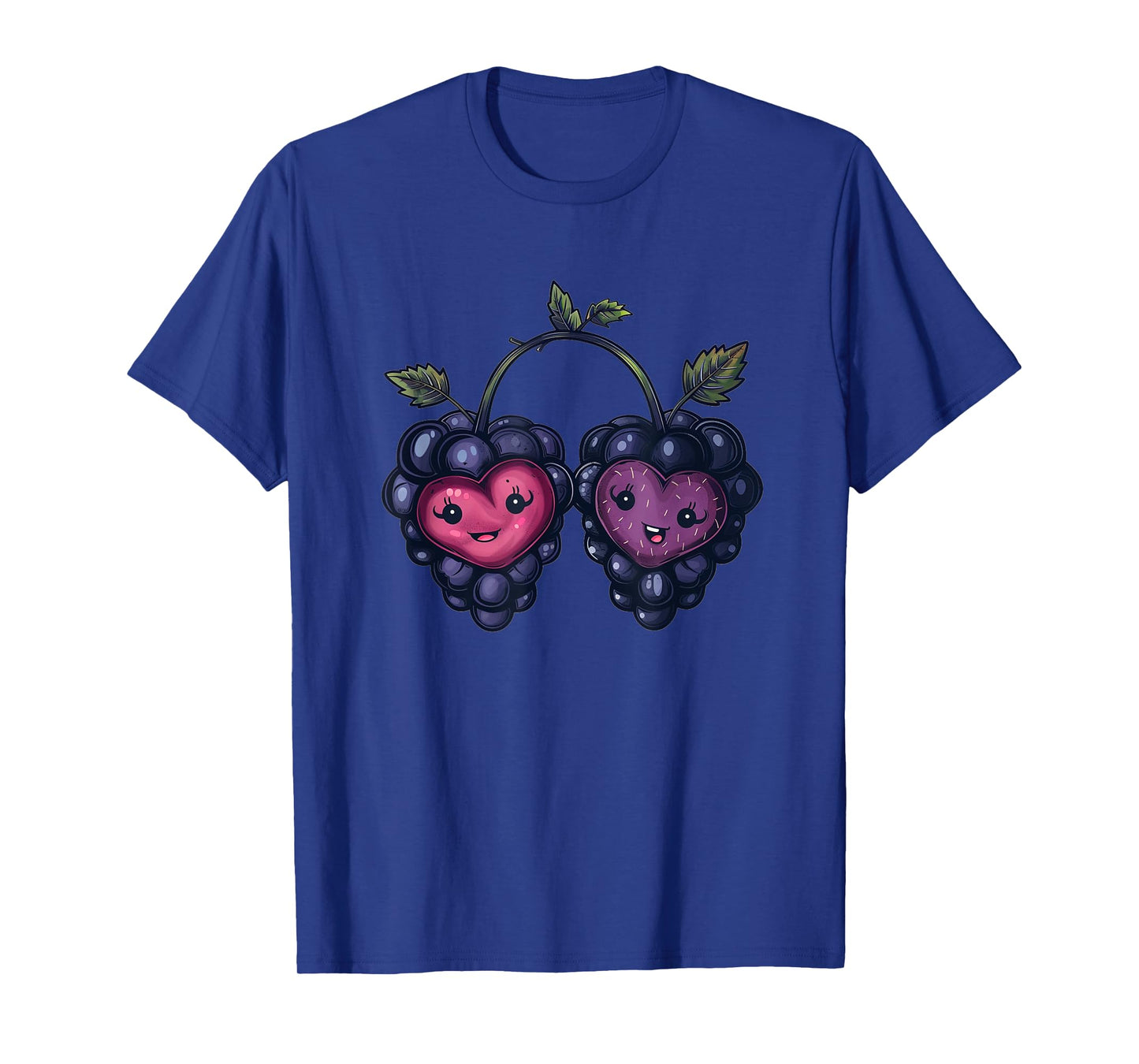 Berry Heart Costume for fruity Couples and Blackberry Lovers T-Shirt