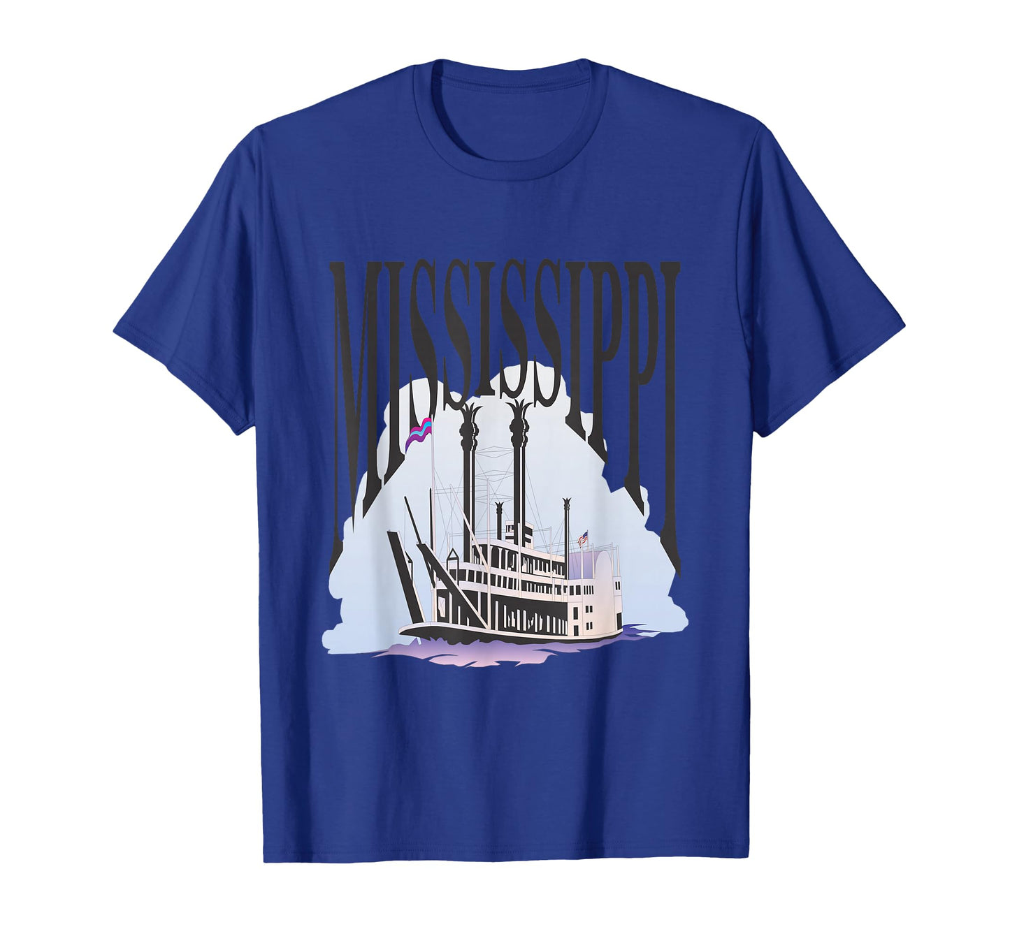 Mississippi Steamboat Riverboat Paddlewheel Steamship T-Shirt