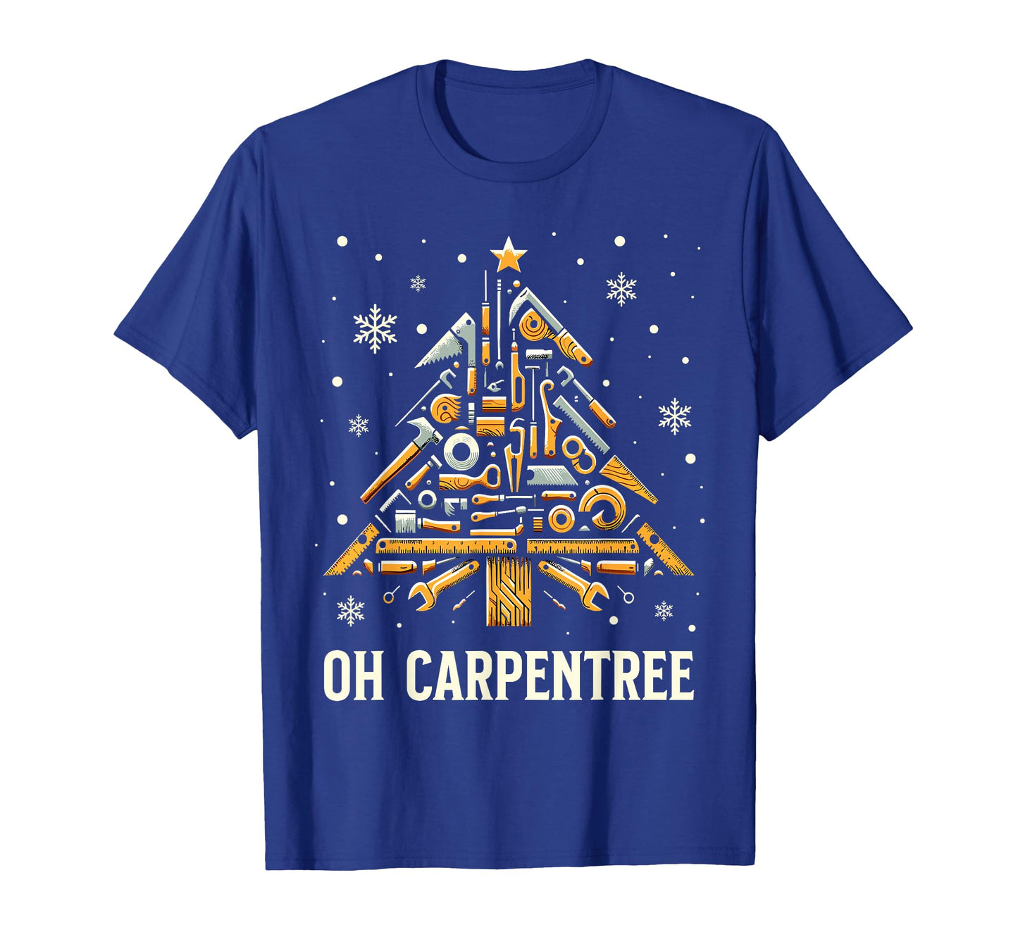 Christmas Carpentry Woodworker Woodworking Christmas T-Shirt