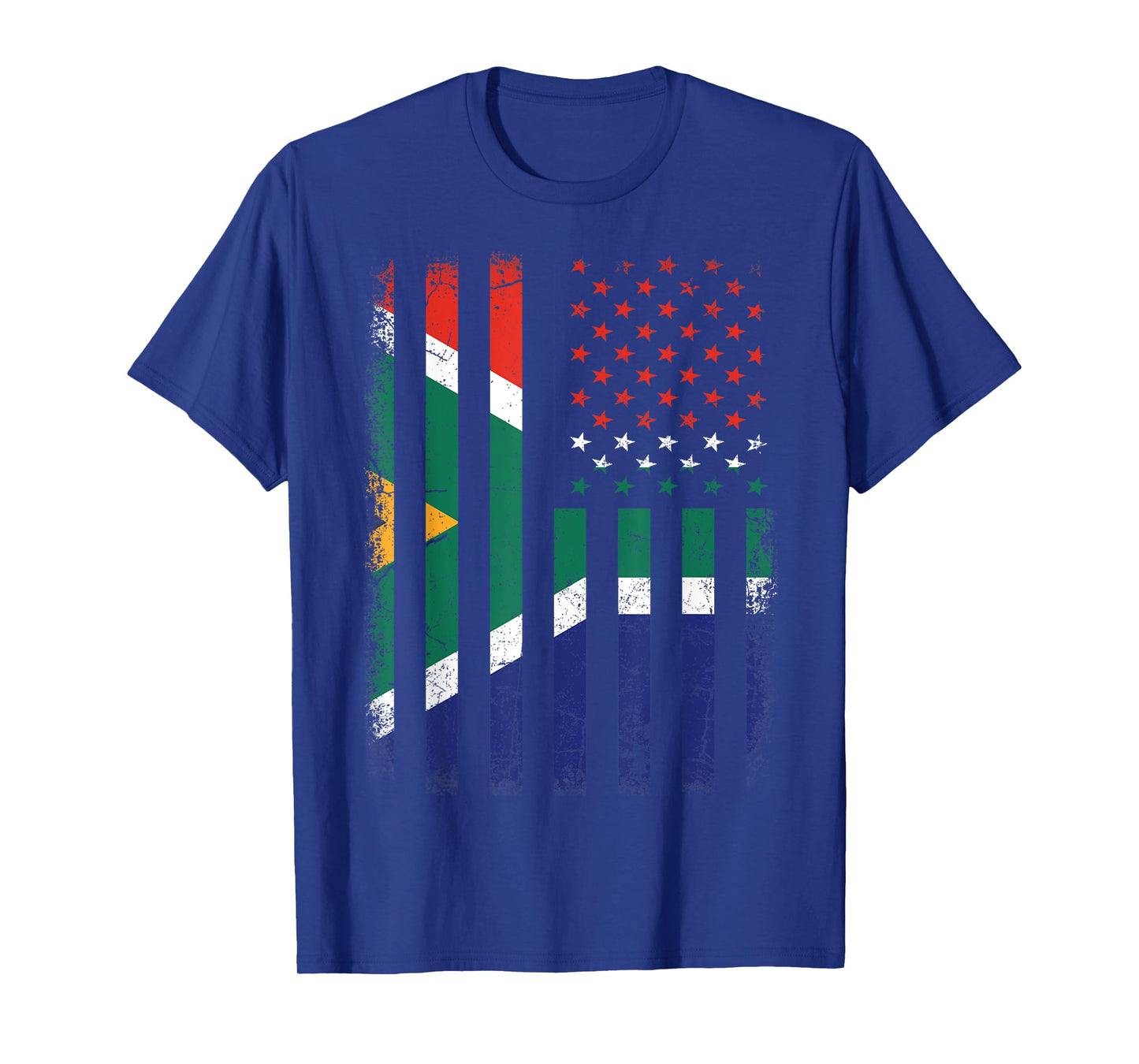 South African American Flag South African Roots South Africa Women Kids Men T-Shirt