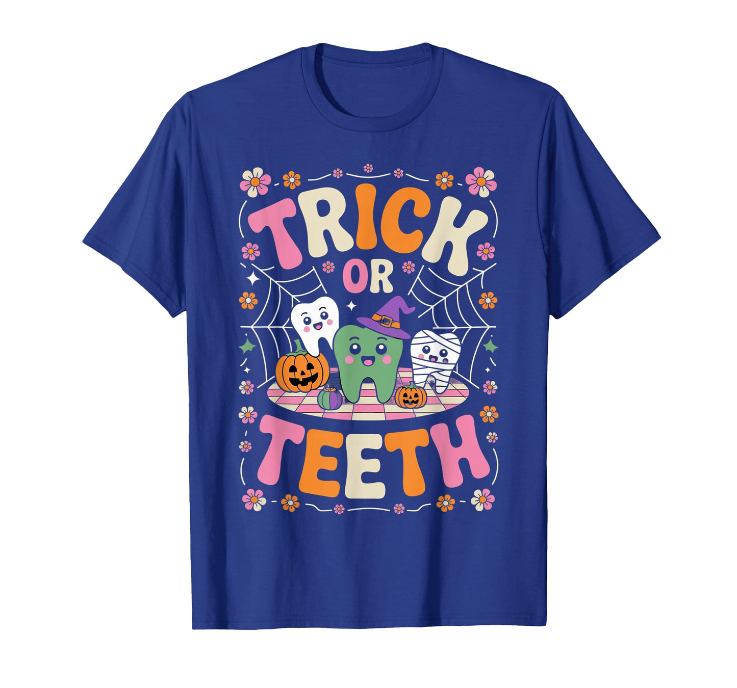 Halloween Dentist Trick Teeth Tooth Costumes Dental Office T-Shirt