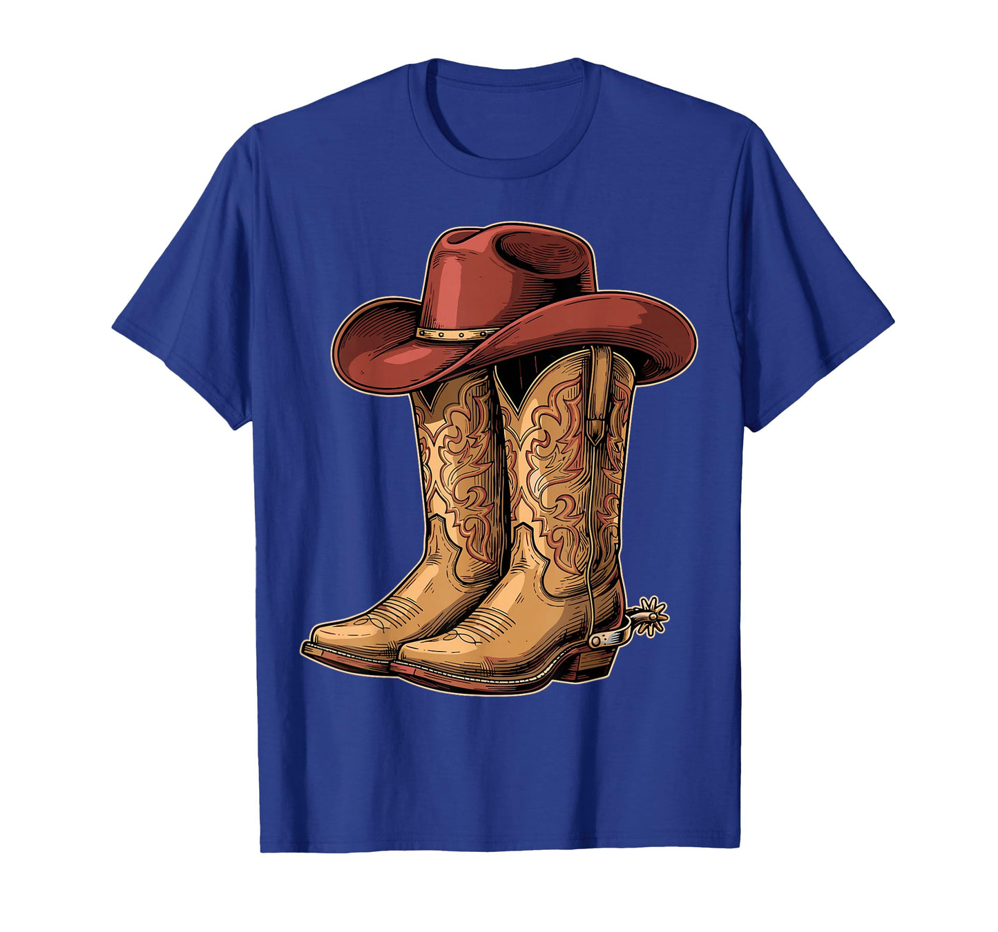 Cowboy Hat and Boots Western Country Rodeo T-Shirt