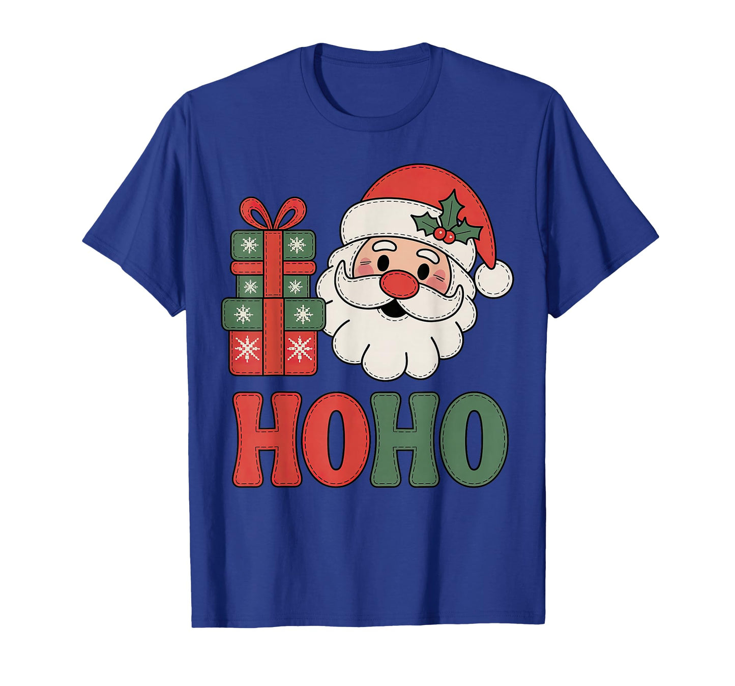 Santa HoHo Classic Americana Retro Country Christmas T-Shirt