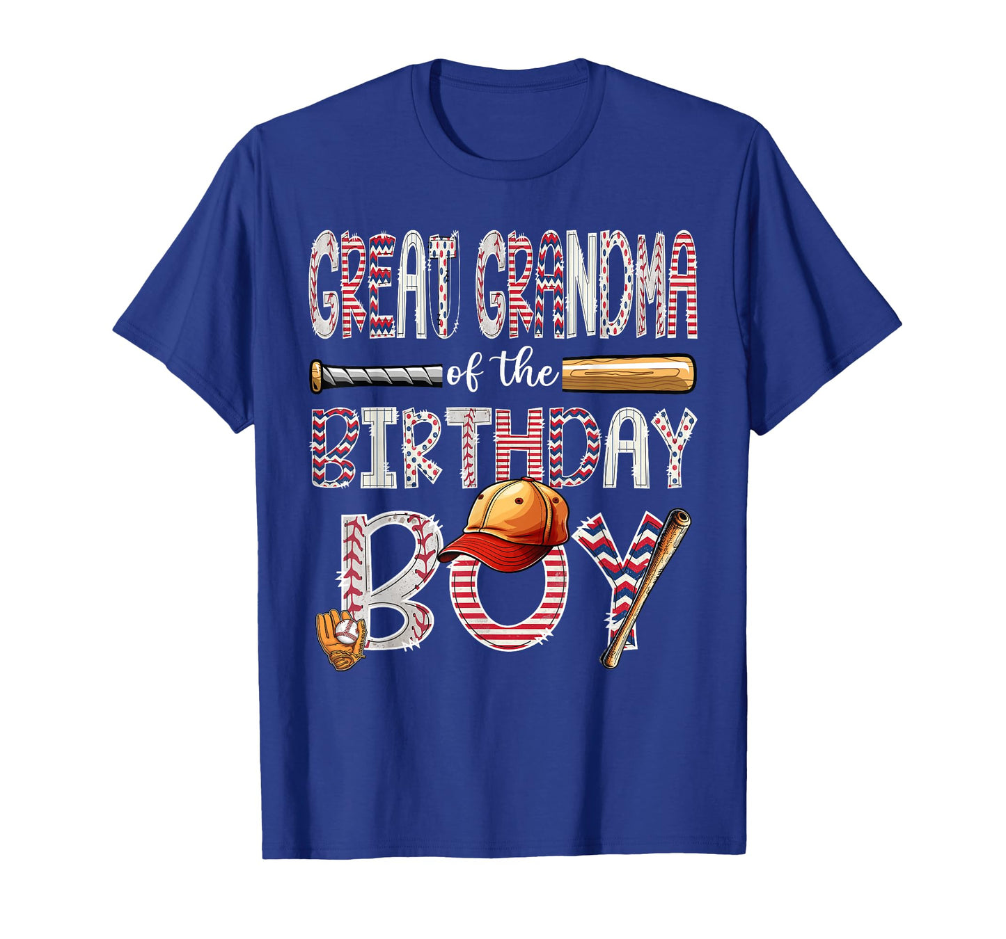 Great Grandma Of The Birthday Boy Baseball Player Birthday T-Shirt