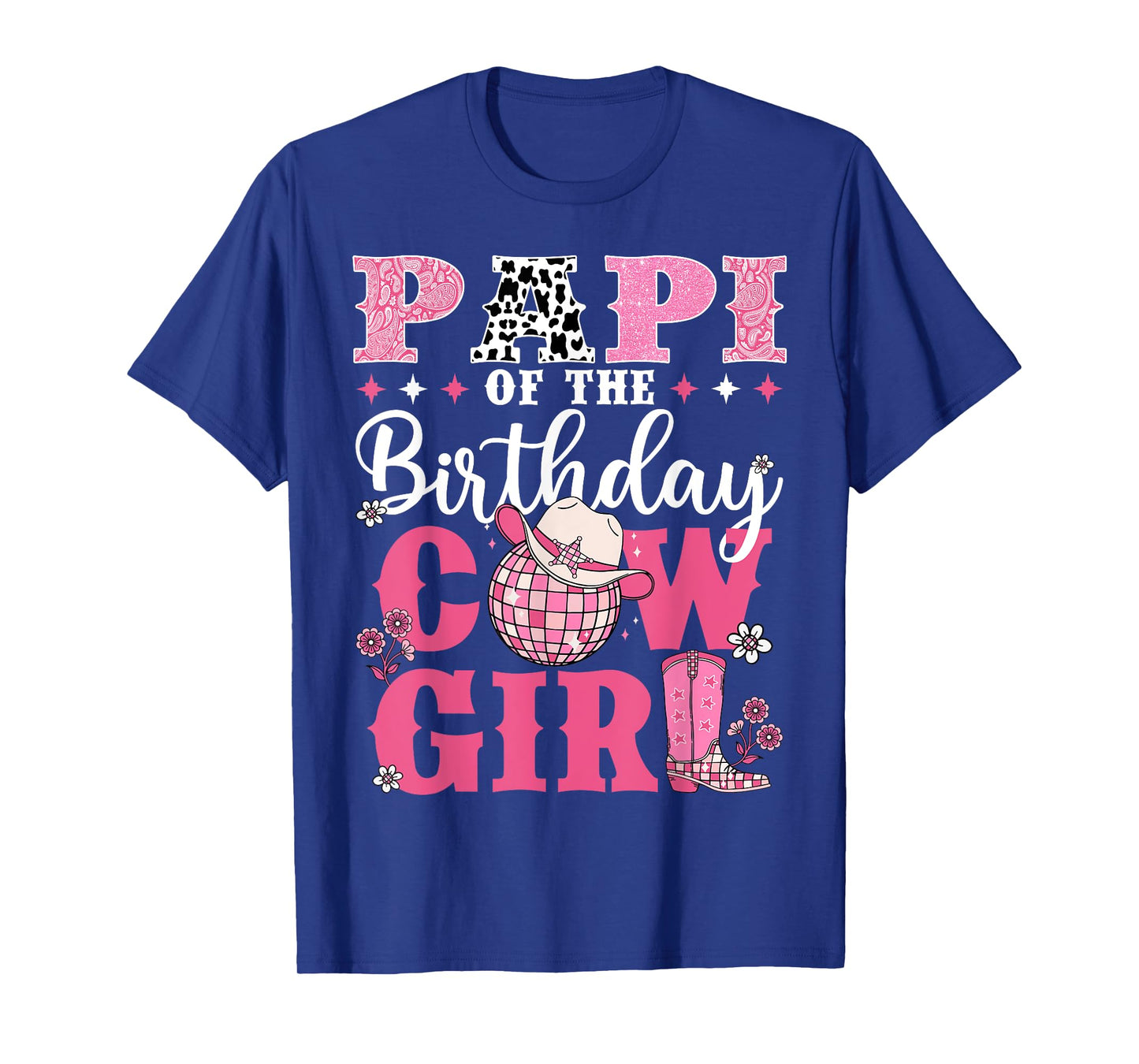 Papi Of The Birthday Cow-Girl Western Rodeo Bday Party T-Shirt