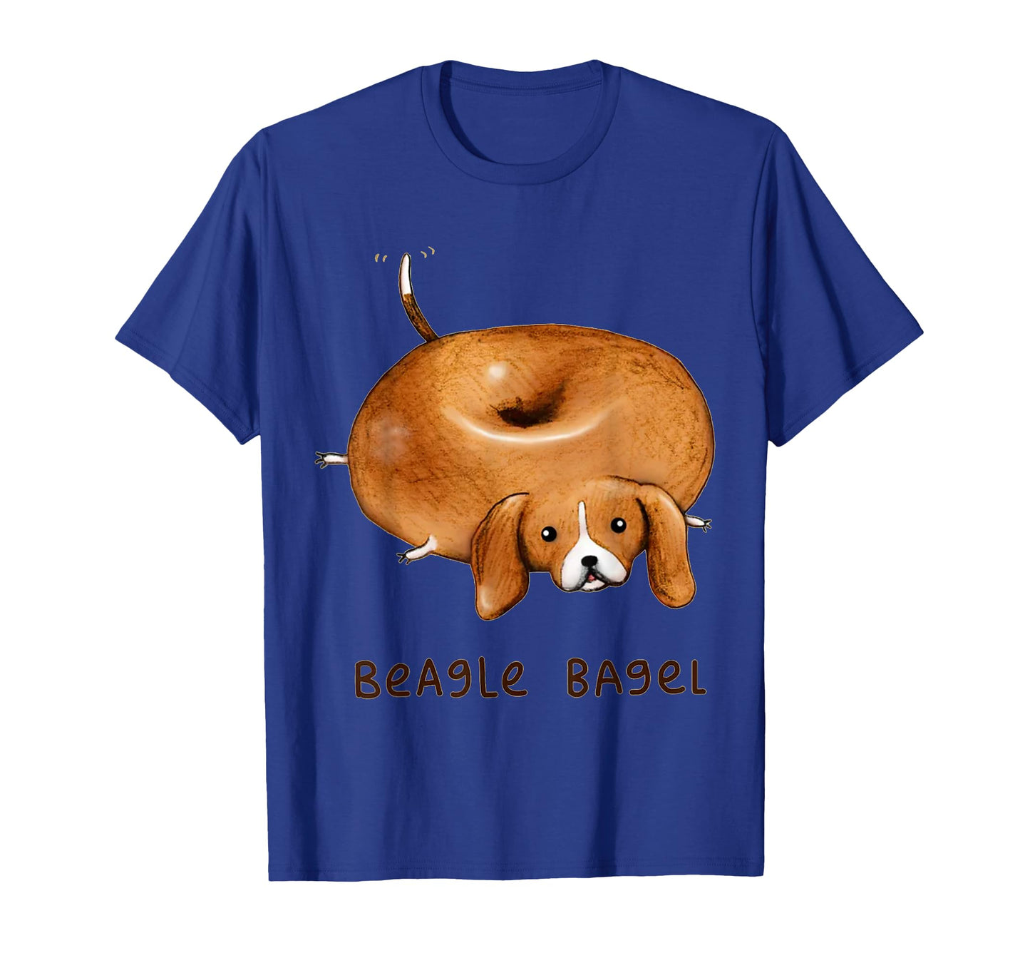 Beagle Bagel - Funny Cute Dog T-Shirt for Men Women Kids