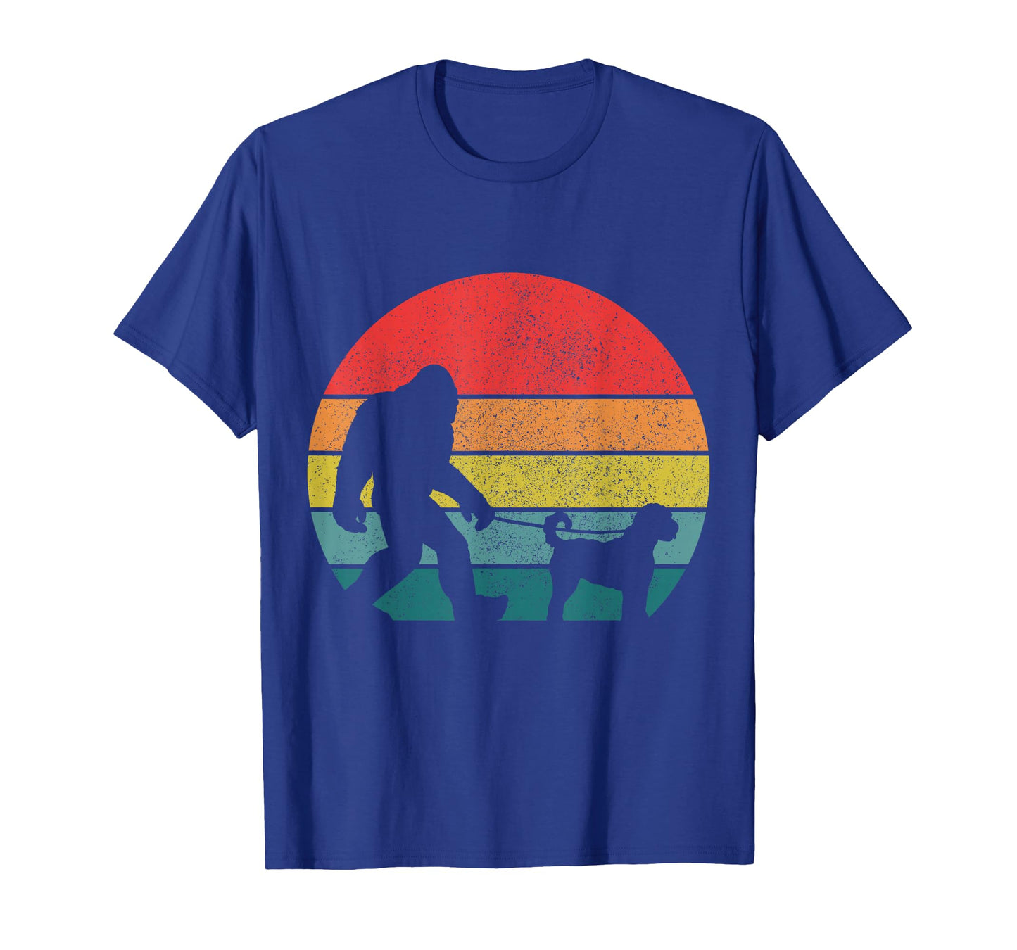Bigfoot Walking Goldendoodle Labradoodle Funny Doodle Dog T-Shirt