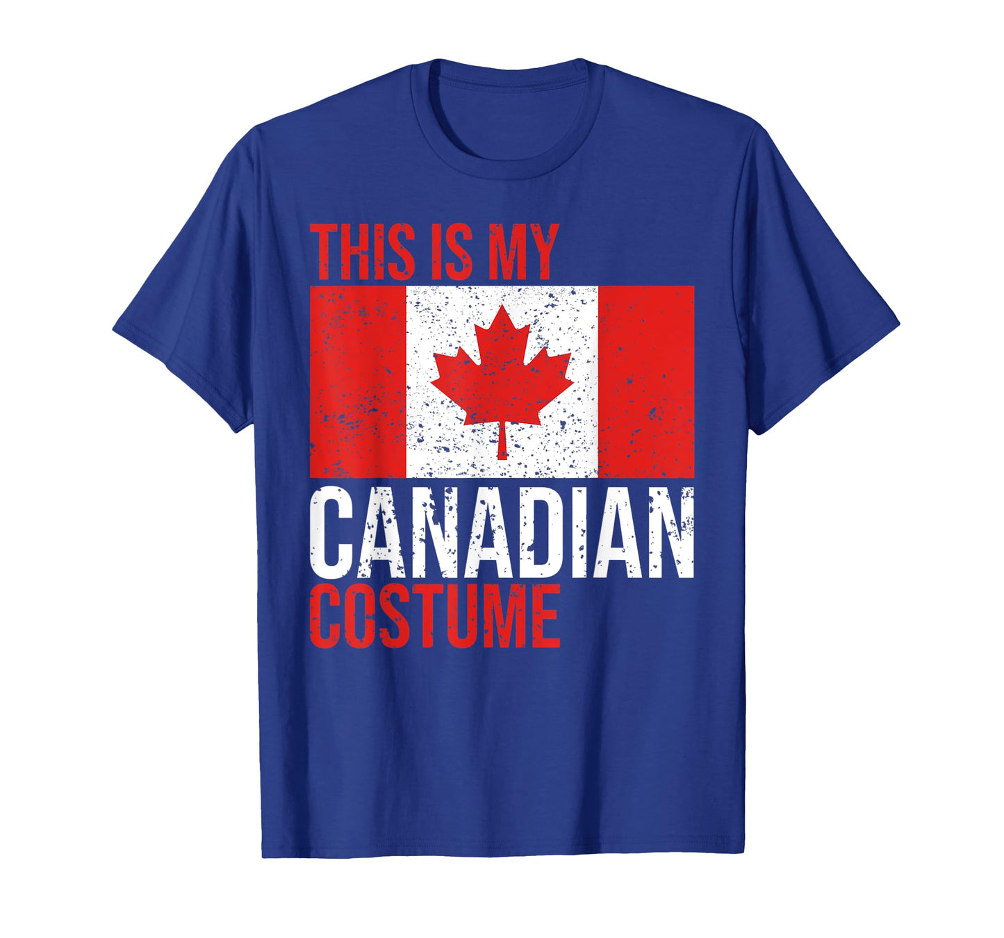 Vintage This Is My Canadian Flag Costume for Halloween T-Shirt