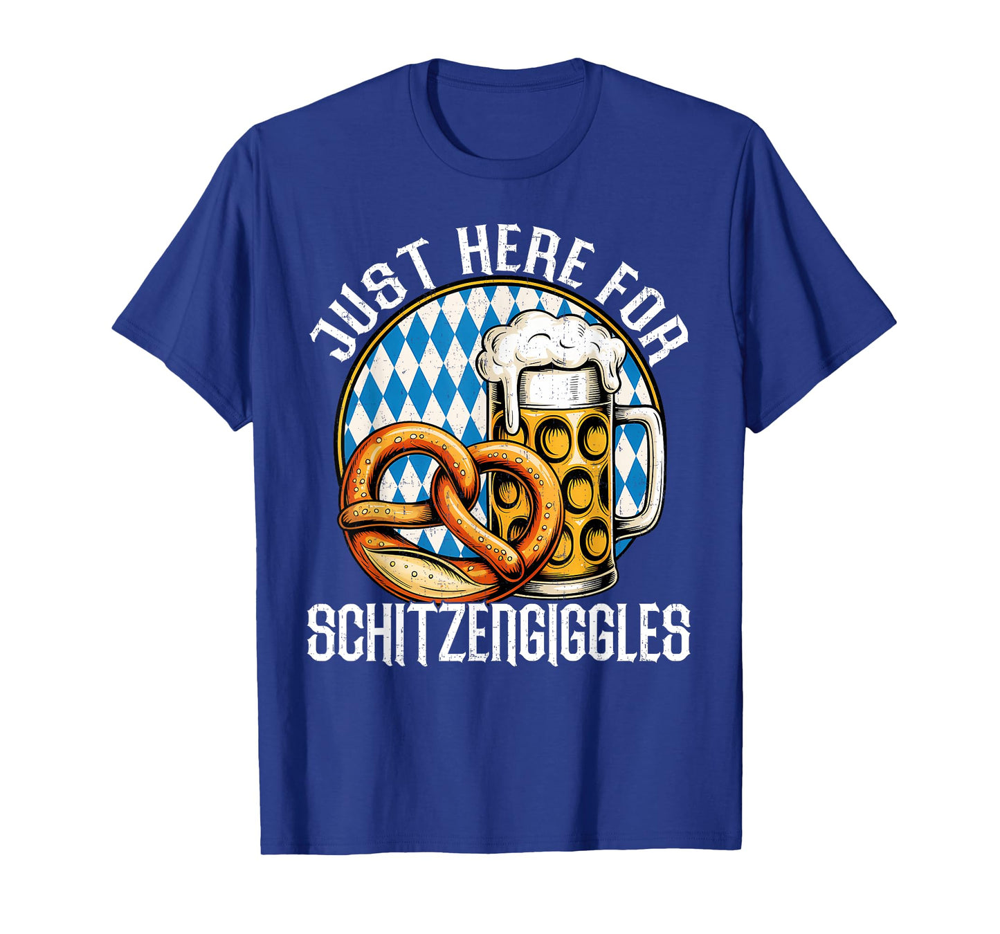 Happy Oktoberfest Beer Pretzel Pumpkin Festive Men Women T-Shirt