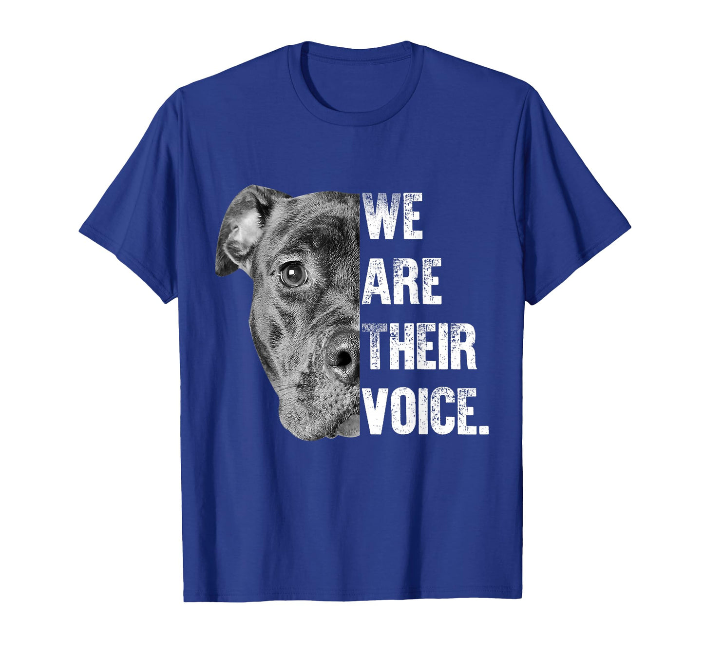 We AreTheir Voice Gift Womens Mens & Dog Lovers & Dog rescue T-Shirt