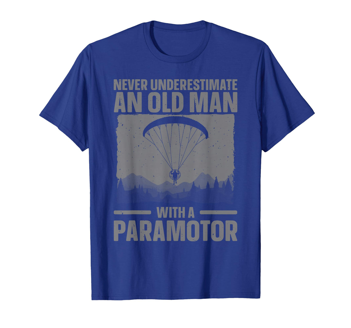 Cool Paramotor Art for Men Grandpa Paragliding Paramotoring T-Shirt