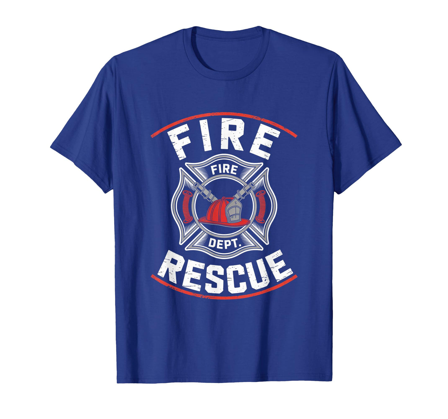 Fire Rescue Strong and Ready Support Graphic T-Shirt