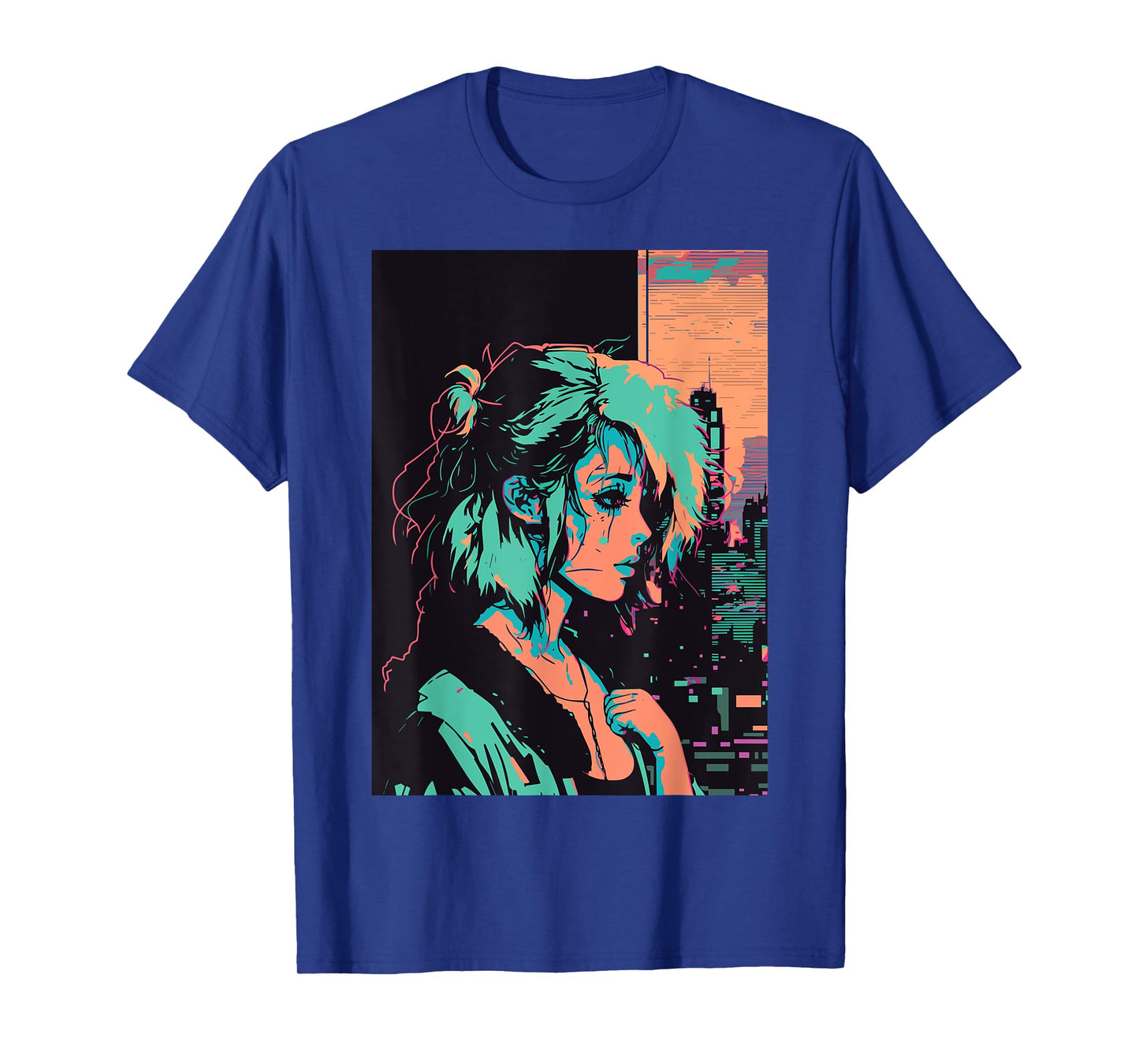Japanese Vaporwave Sad Anime Girl Indie Aesthetic Otaku T-Shirt