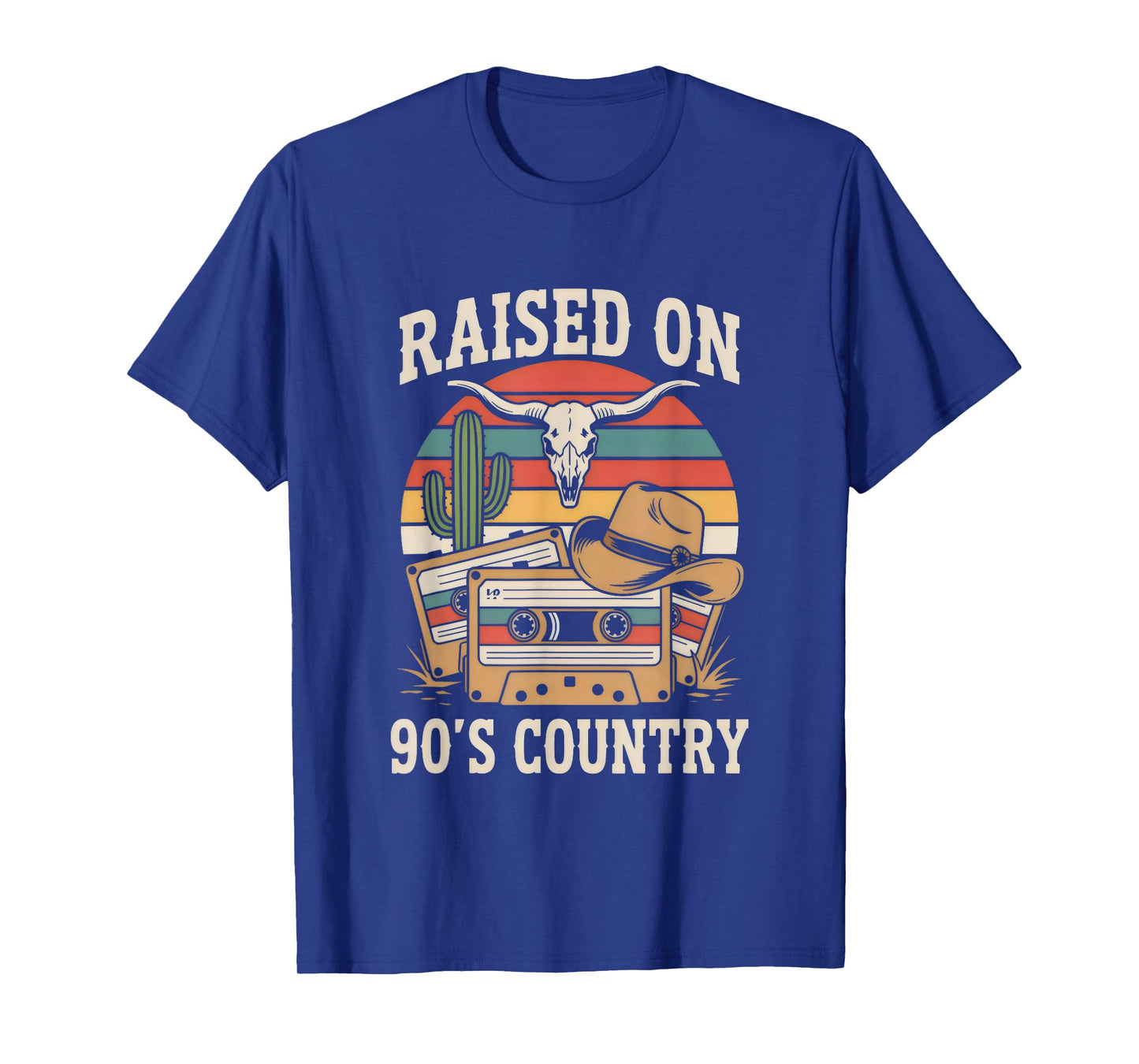 Raised On 90s Country Vintage Western T-Shirt