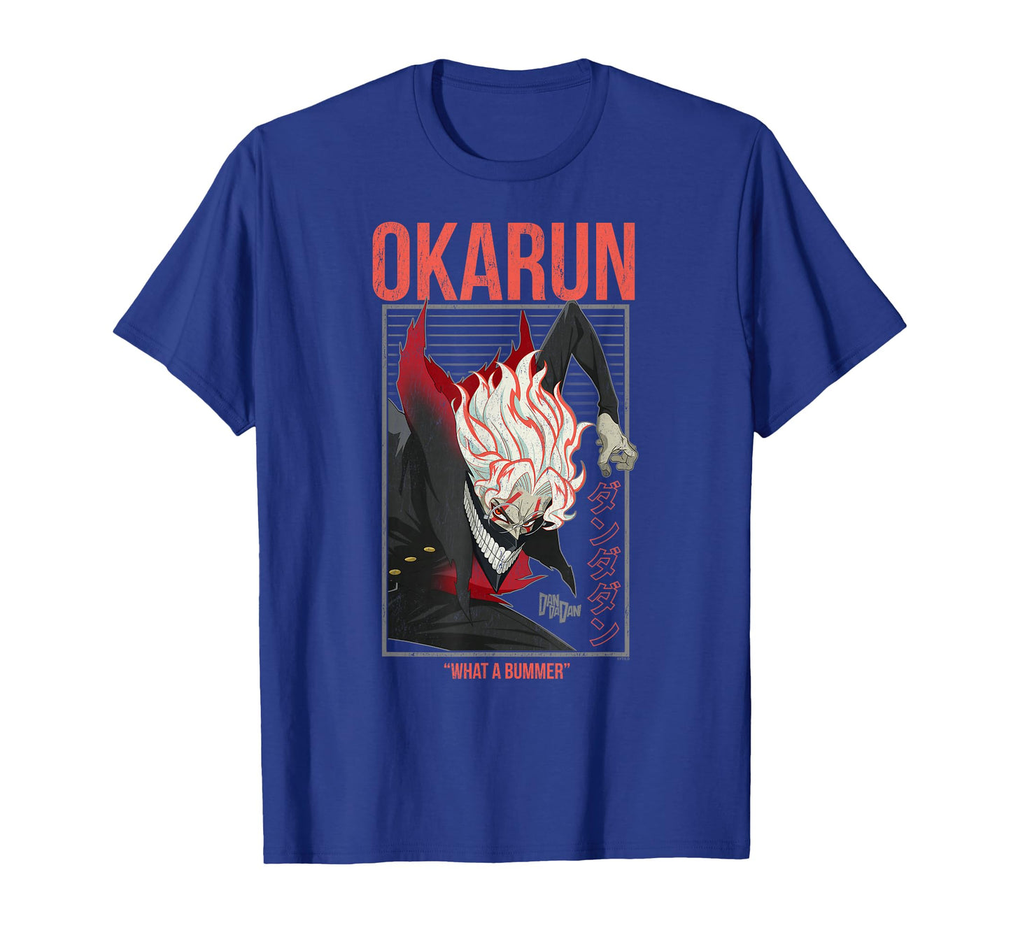 Dan Da Dan What a Bummer Okarun with Kanji Anime T-Shirt