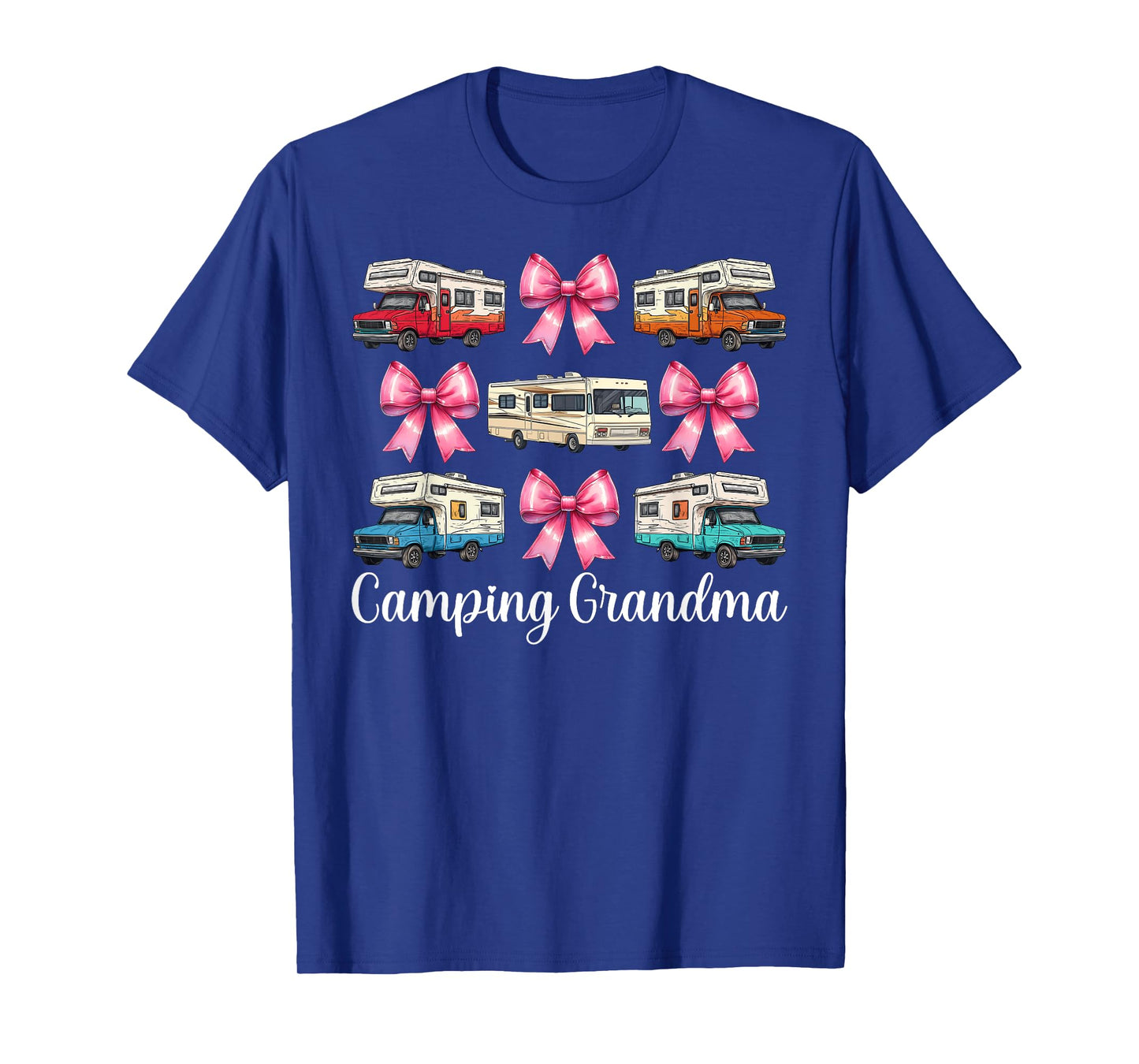 Camping Grandma RV Camping Camper Motorhome Nana Coquette T-Shirt