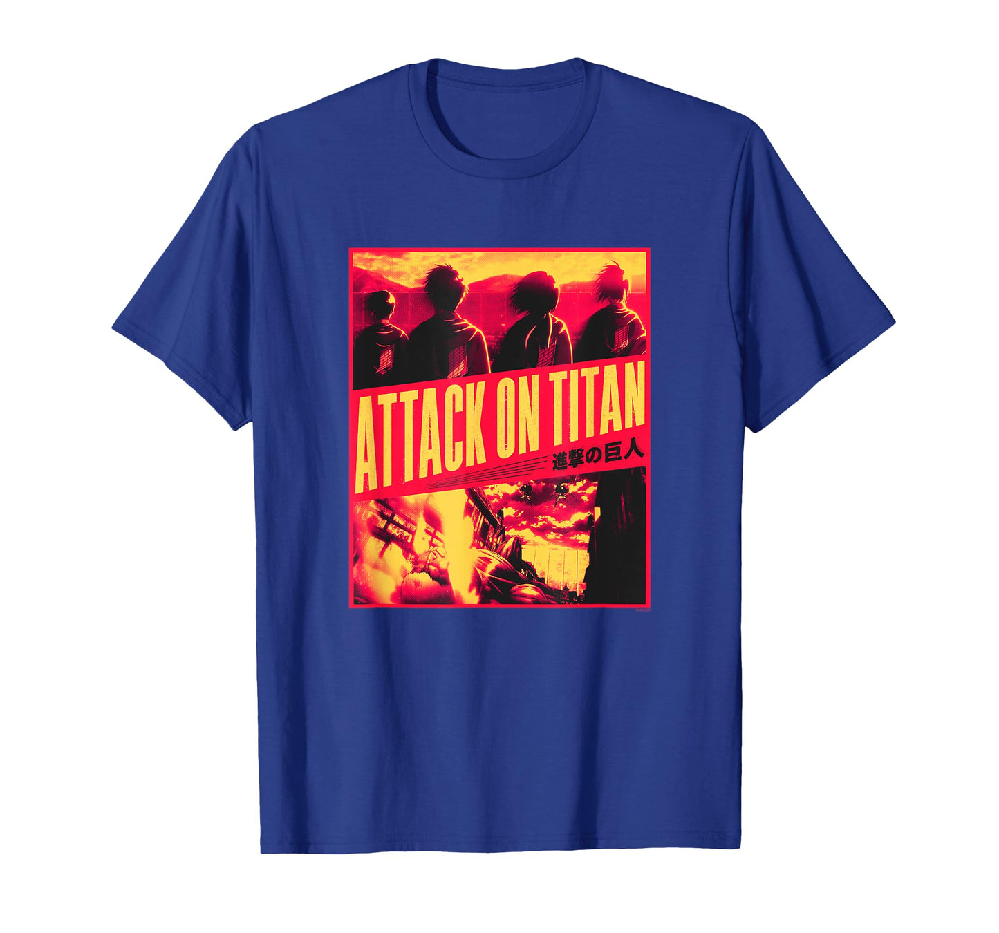 Attack on Titan Season 3 Slanted Type Attack Anime T-Shirt