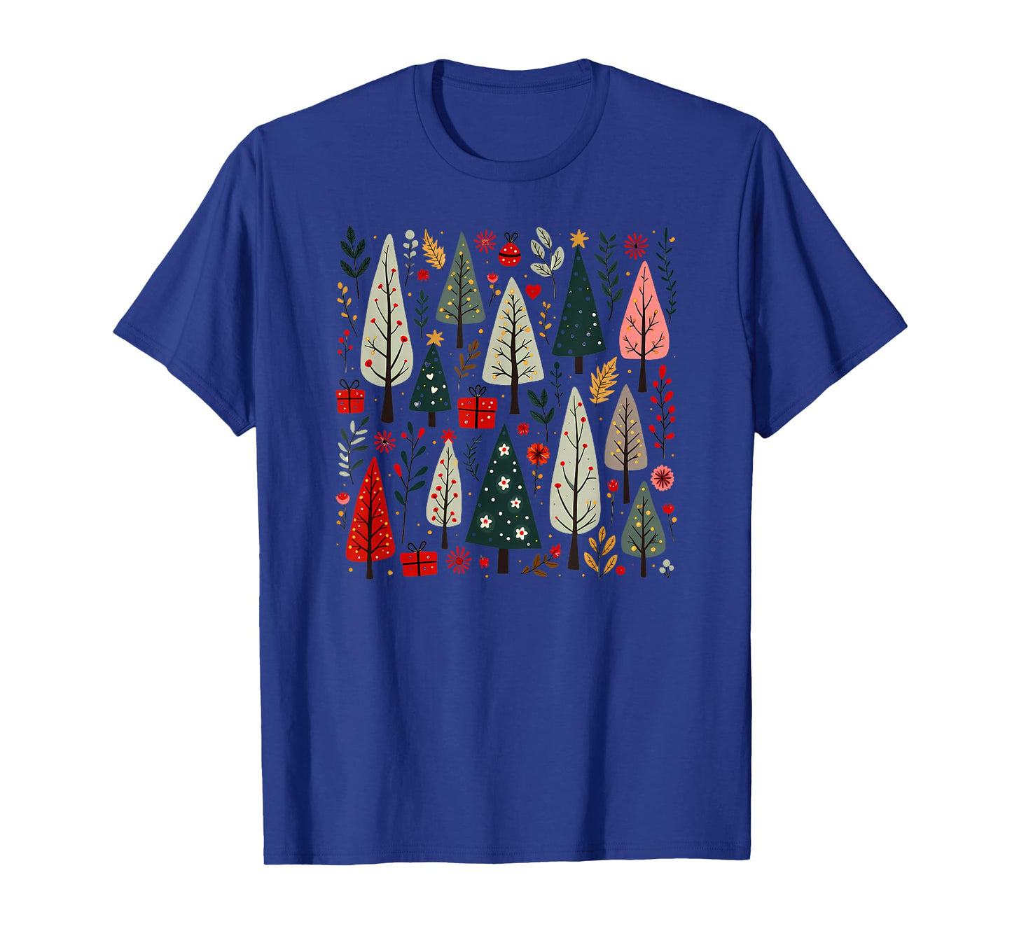Whimsical Christmas Tree Forest T-Shirt