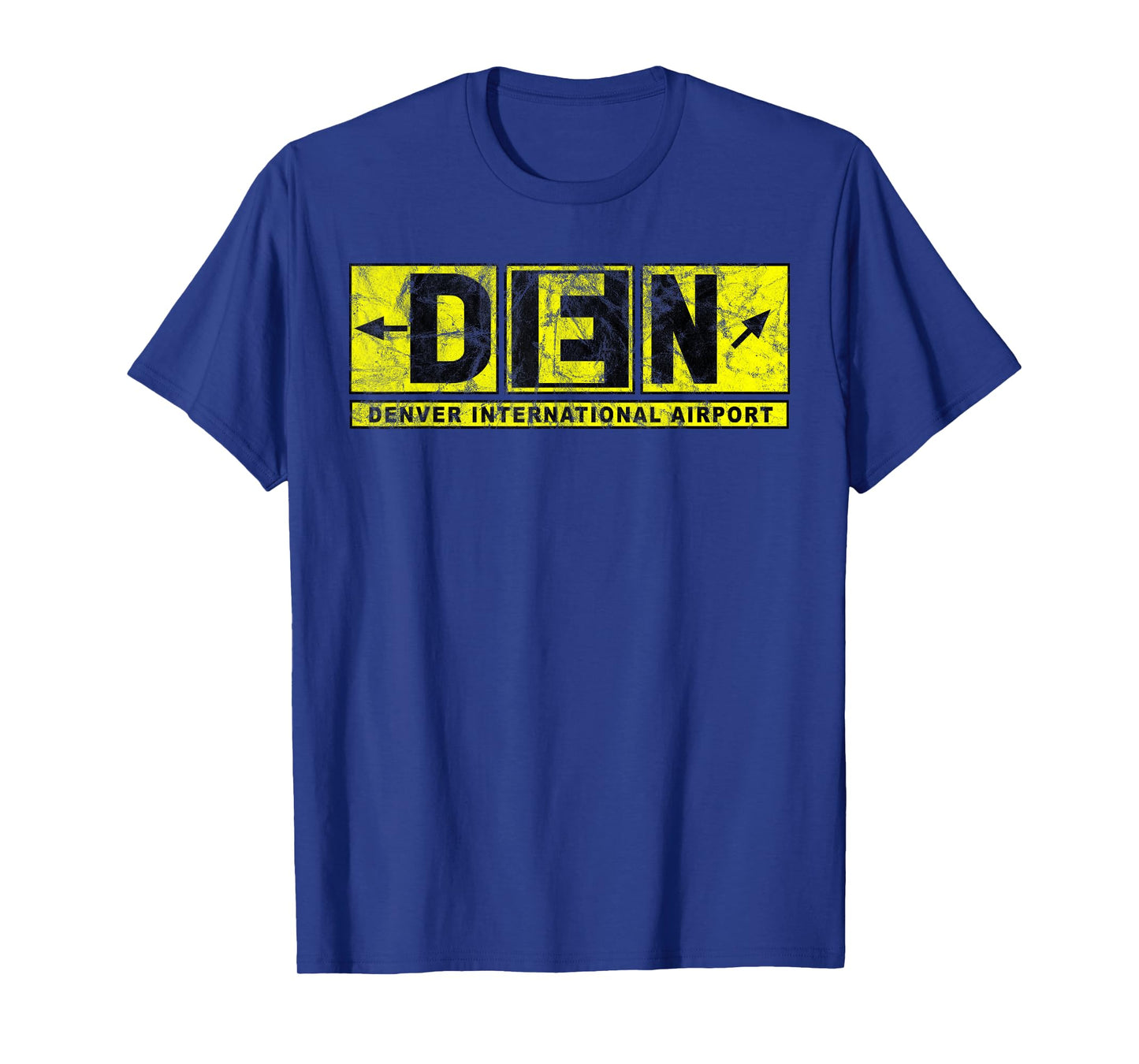 DEN Denver International Airport Taxiway Sign Pilot Vintage T-Shirt