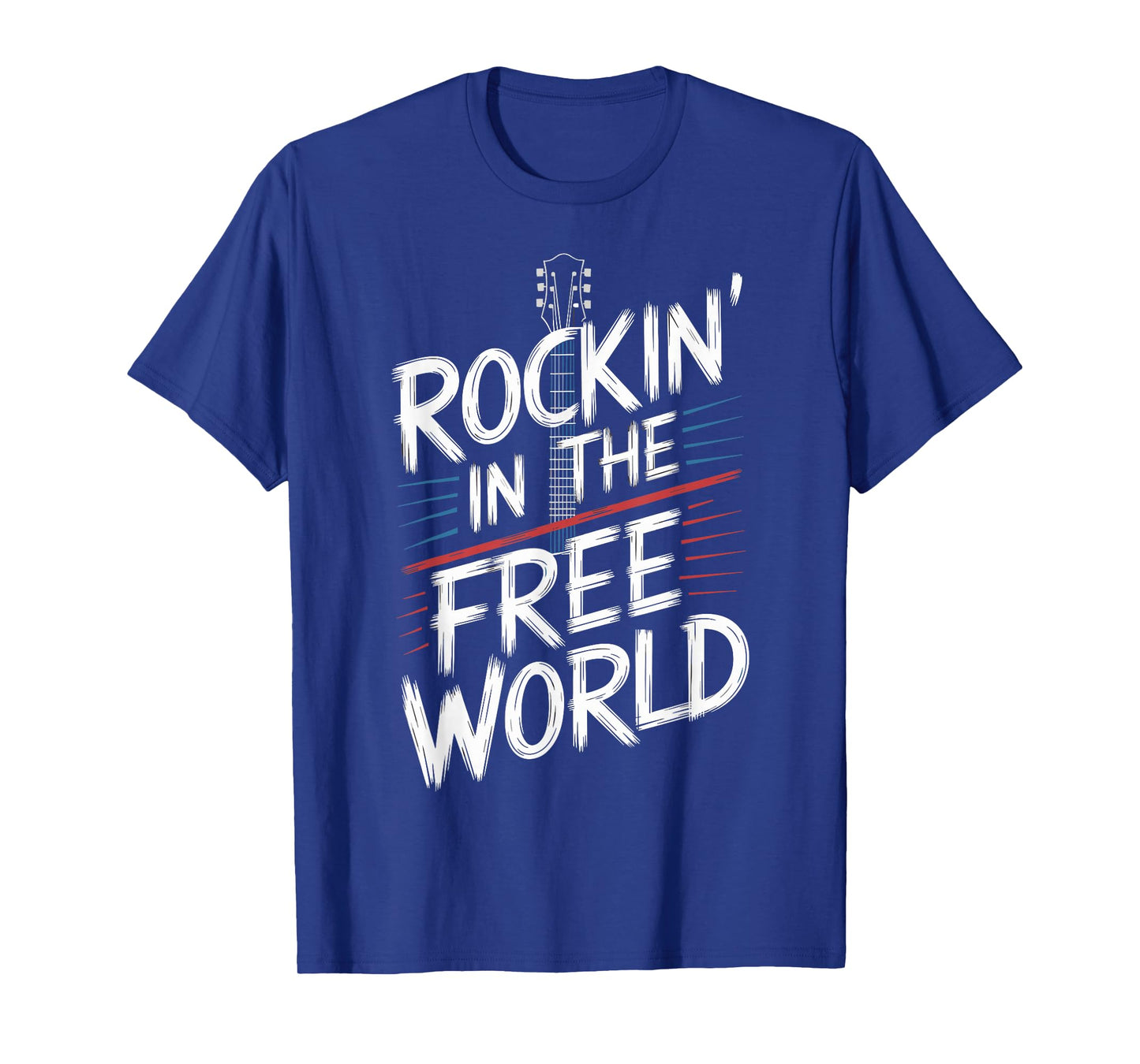 Rockin in the Free World Music Lover Design Concept T-Shirt