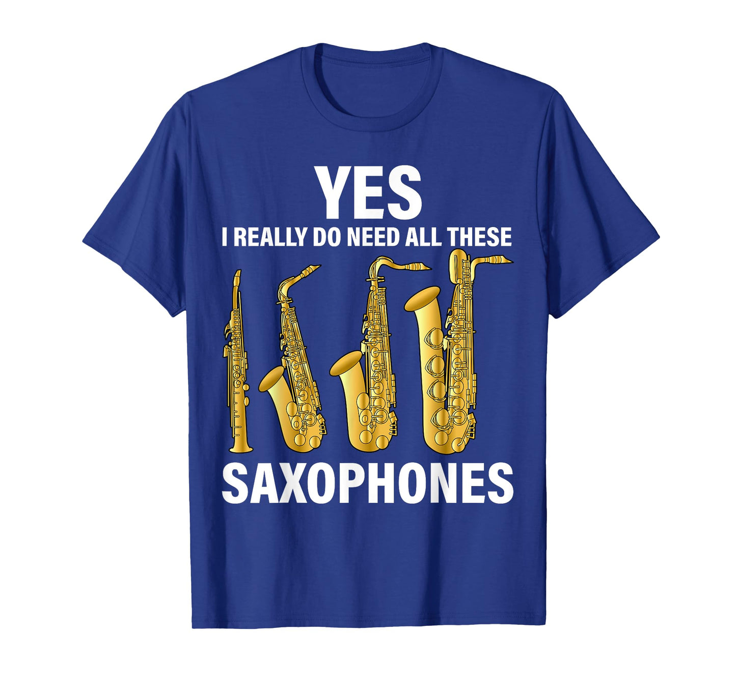 Saxophone Player Music Instrument Jazz Musician Saxophonist T-Shirt