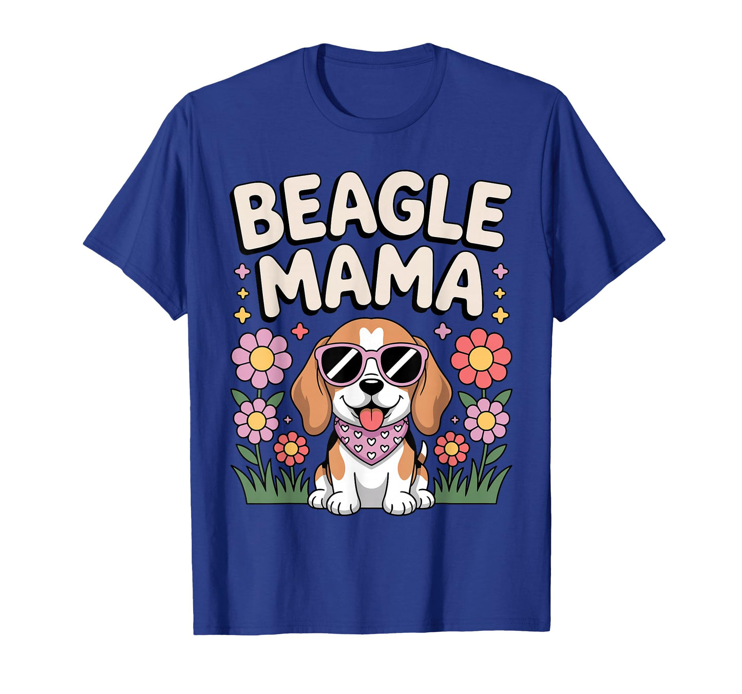Funny Beagle Art for Women Girls Mom Beagle Dog Lover Beagle T-Shirt