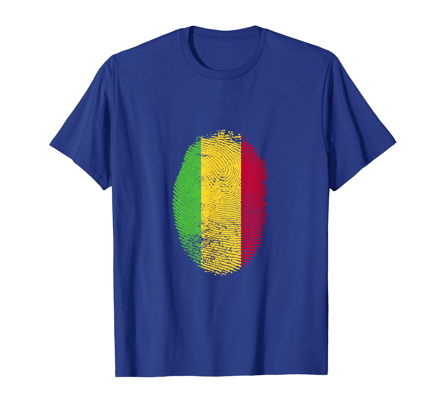 Mali Flag Fingerprint Proud Malians Men Women Kids DNA T-Shirt