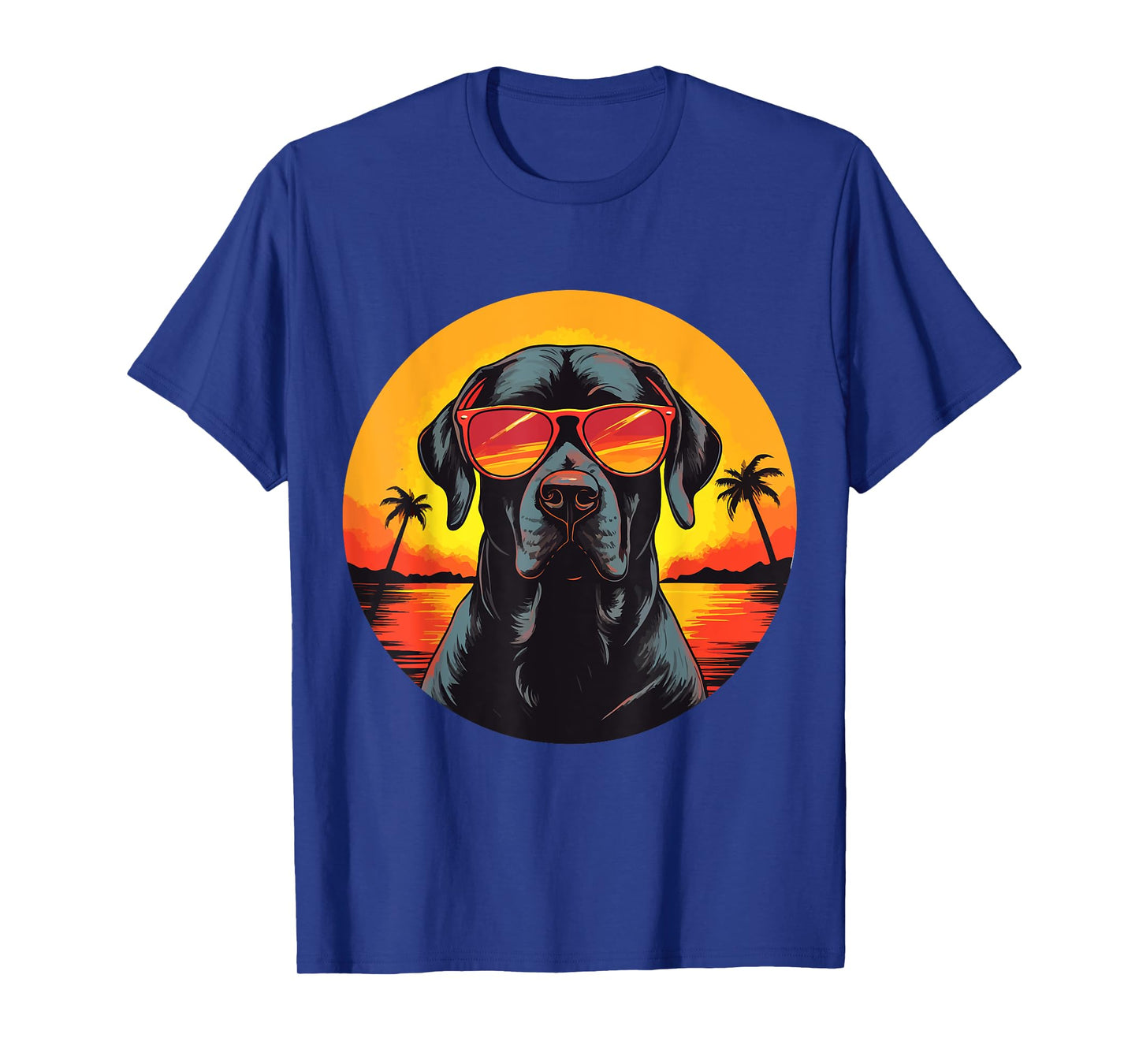 Labrador Retriever Lab Dog Breed Pet with Sunglasses T-Shirt