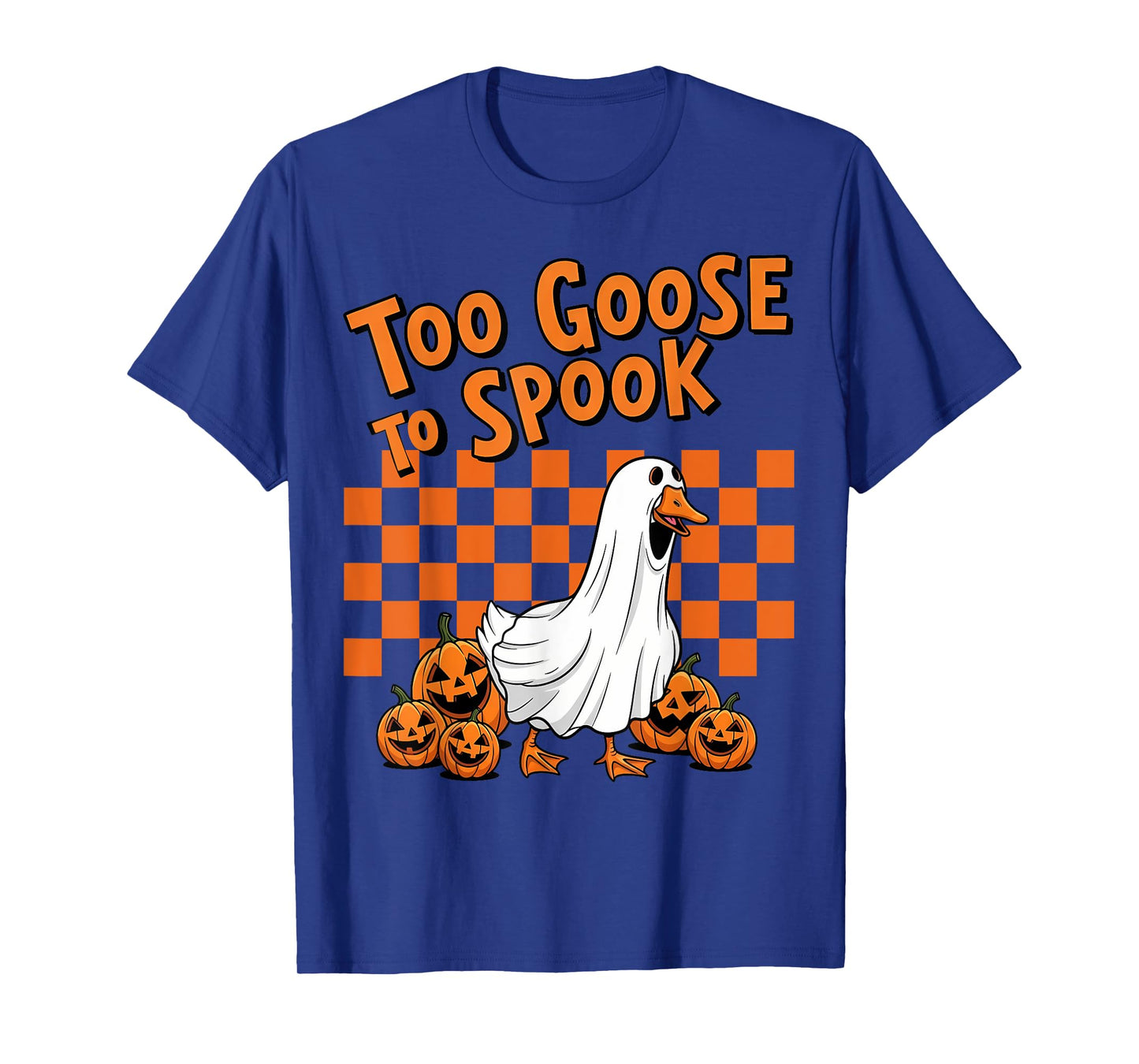 Too Goose to Spook Ghost Tee Silly Halloween for Goose Lover T-Shirt