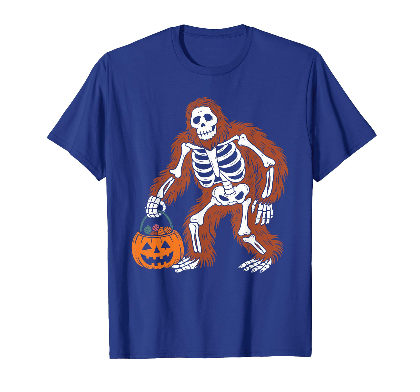 Halloween Sasquatch Bigfoot Halloween Costume Pumpkin T-Shirt