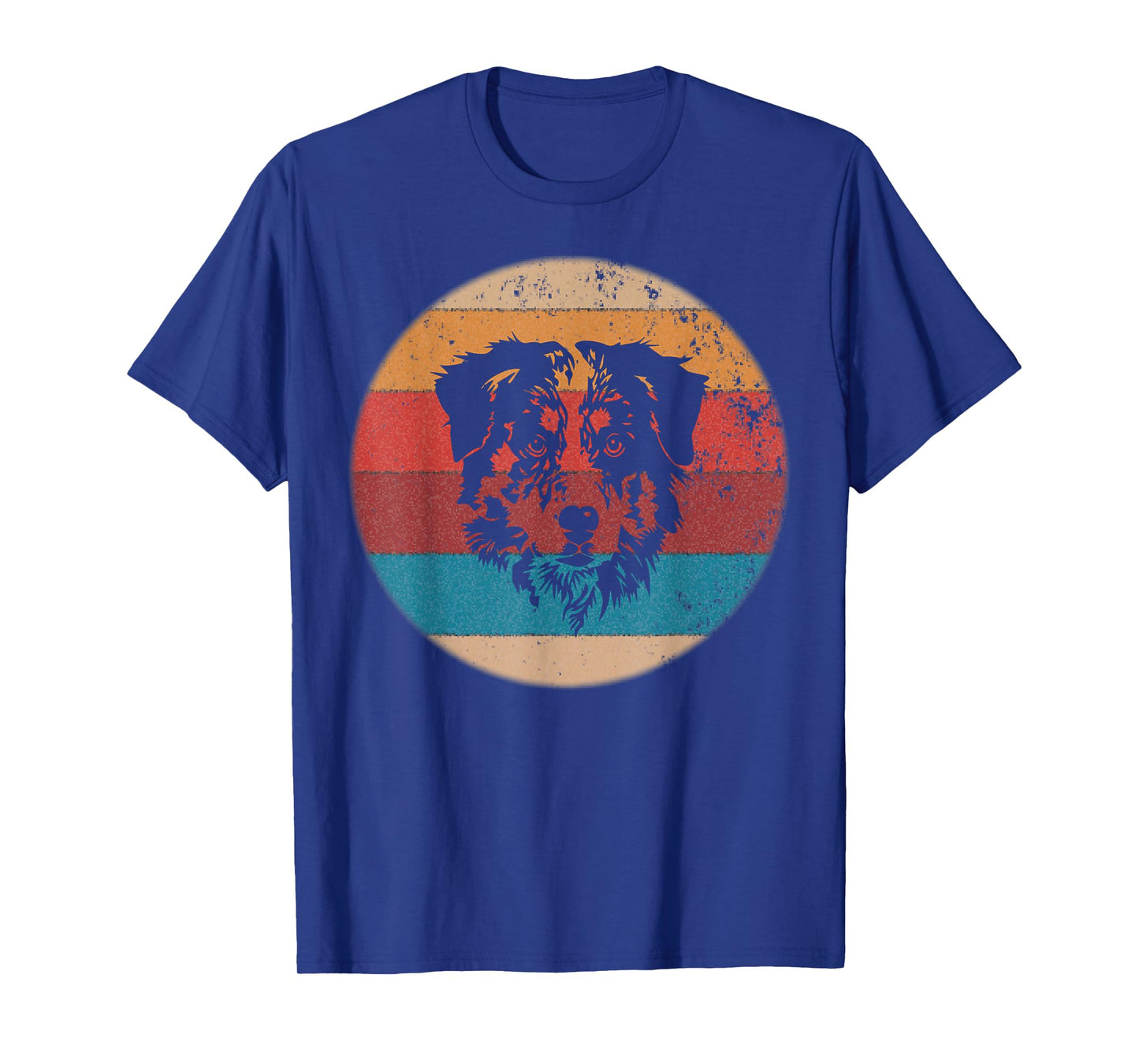 Australian Shepherd Tshirt - Vintage Retro Aussie Dog Gift Men Women Girls Kids T-Shirt