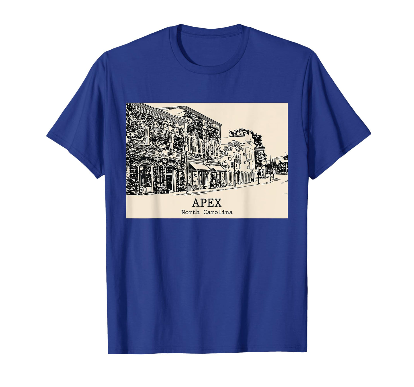 Apex North Carolina Vintage Retro Travel Souvenir T-Shirt