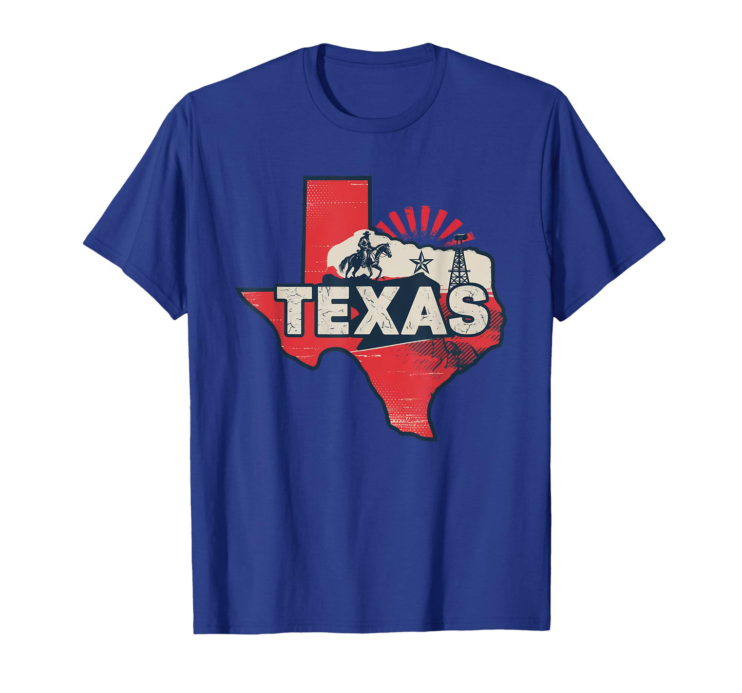 Texas State of Texas Retro Texas T-Shirt