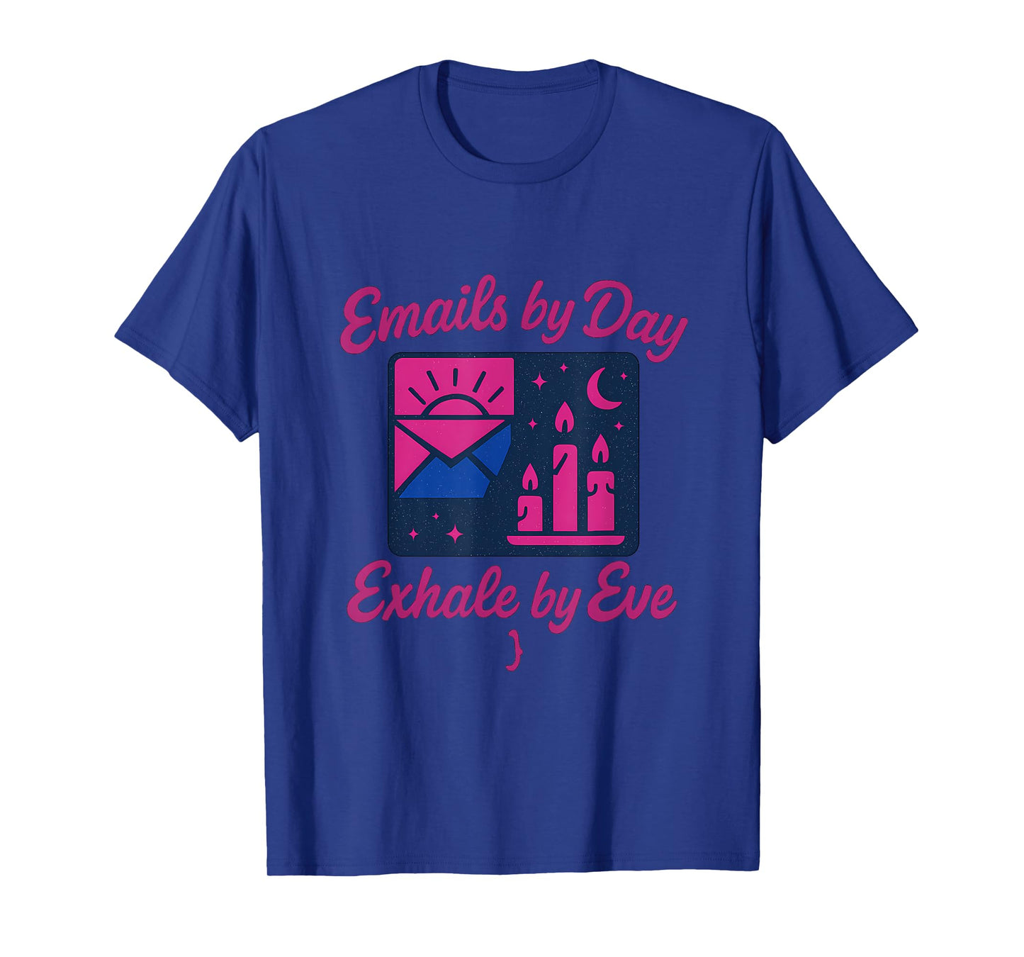 Emails by Day, Exhale by Eve Balance Graphic T-Shirt