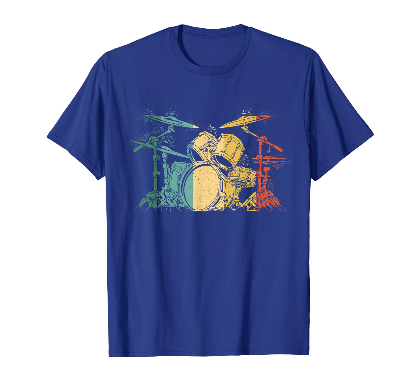 Drummer Retro Vintage Drum Set Drummers Men Drumming T-Shirt