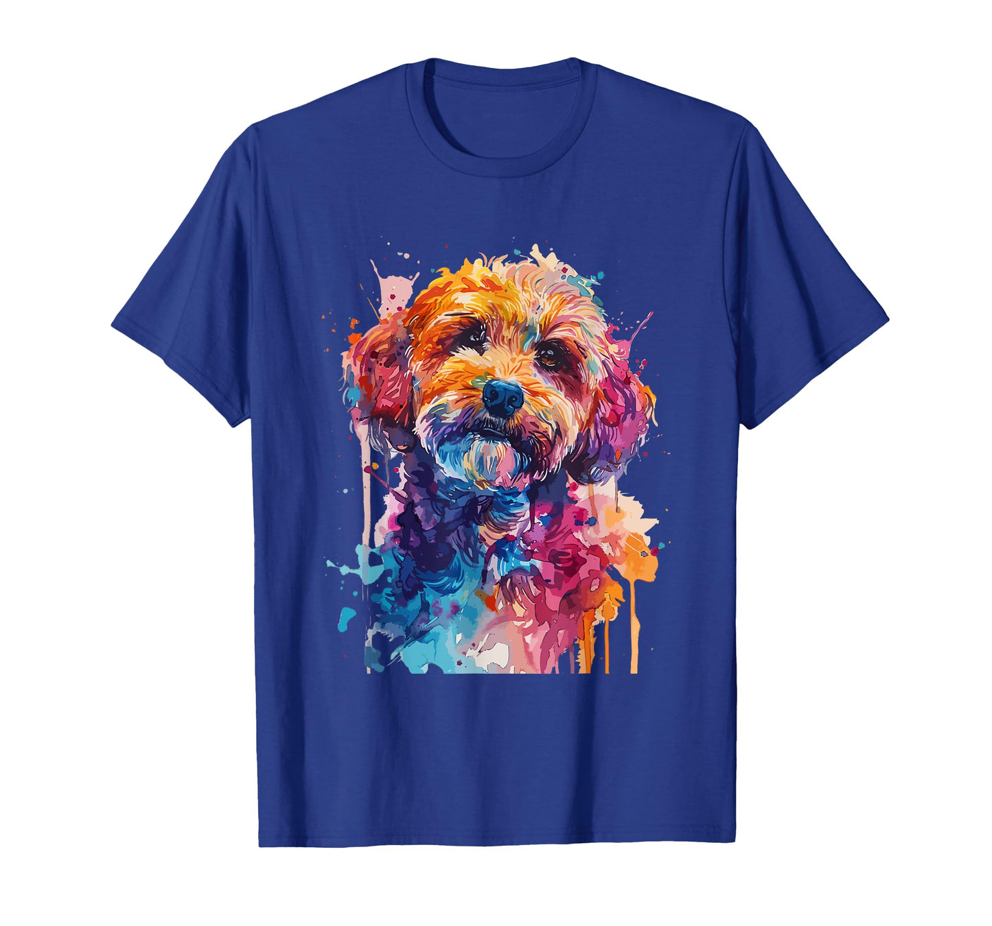 Cockapoo Lovers Pop Art Colorful Cockapoo Dog T-Shirt for Men Women Girls Kids
