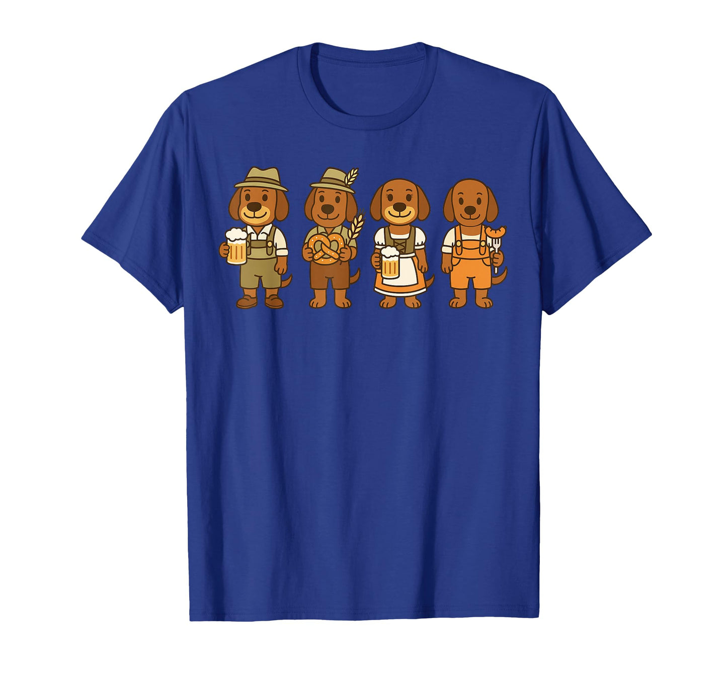 Oktoberfest Dachshund Cute Sausage Dog German Kids Men Women T-Shirt