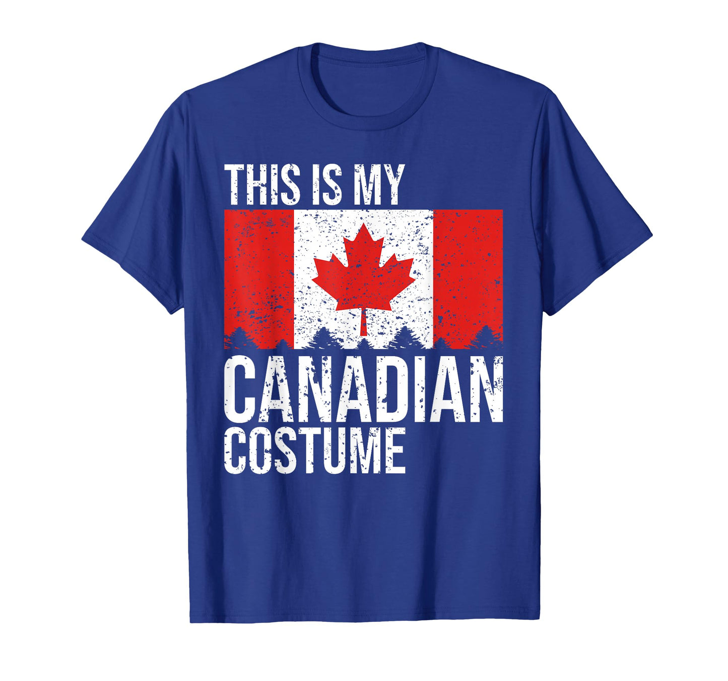 Vintage This Is My Canadian Flag Costume for Halloween T-Shirt