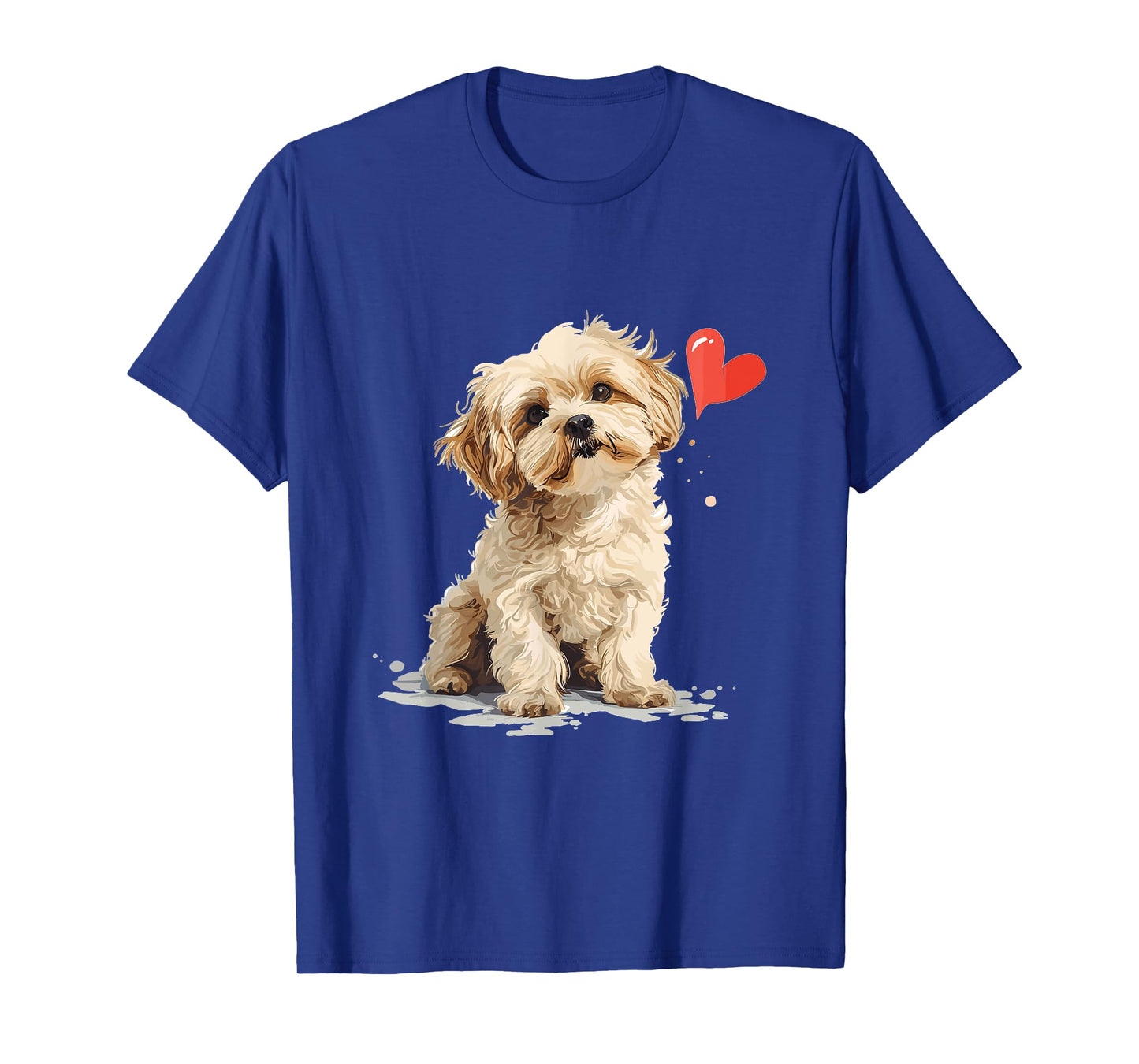 Maltipoo Dog Breed Pet Cute Funny Graphic T-Shirt