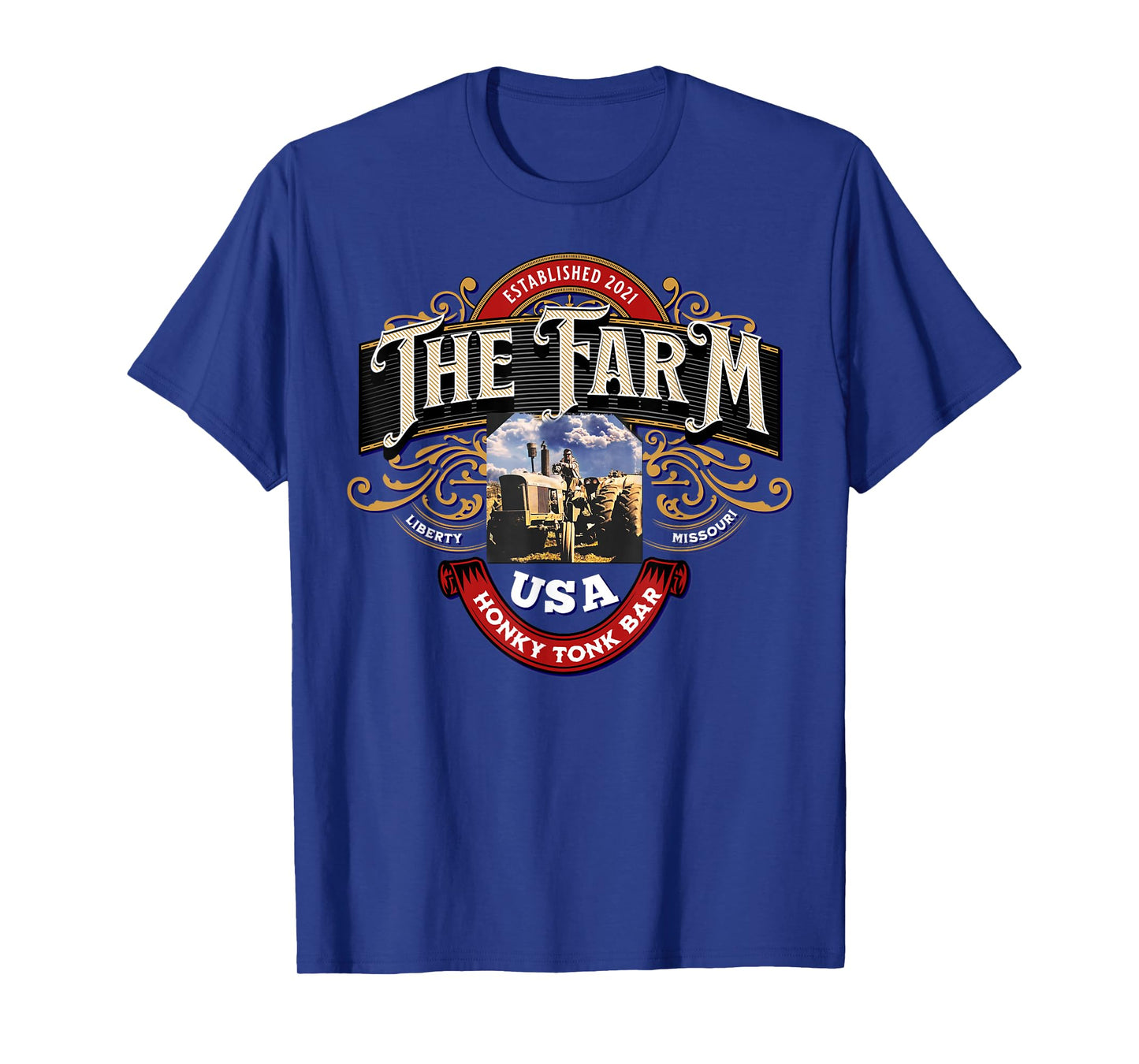 The Farm Liberty Missouri USA Live Music Bar Honky-tonk T-Shirt