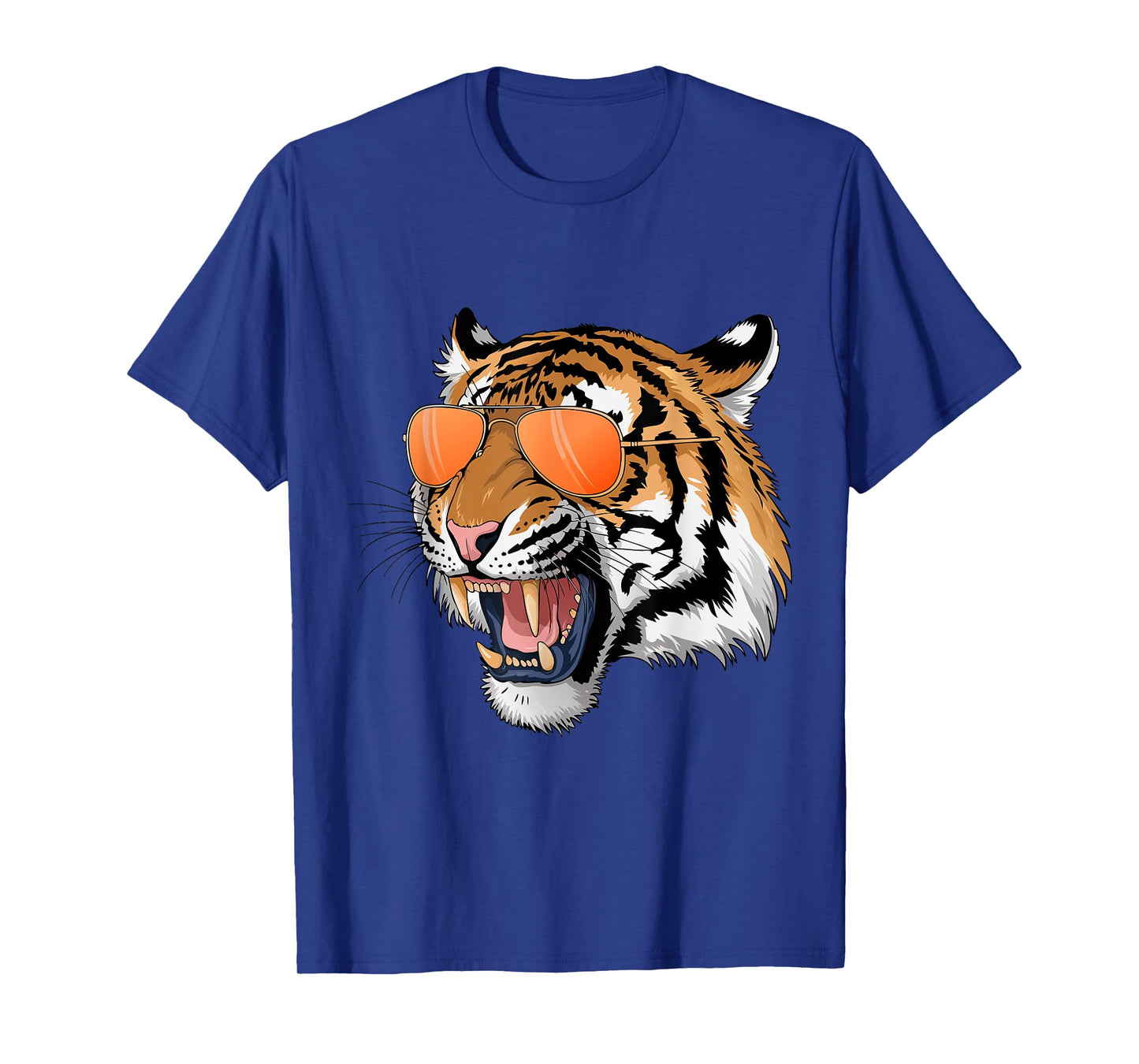 Cool Growling Bengal Tiger with Sunglasses T-Shirt