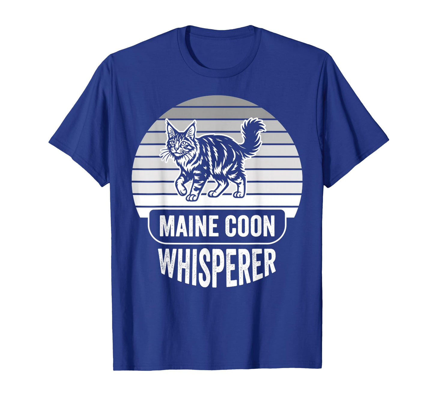 Maine Coon Whisperer Cat Lover Design T-Shirt