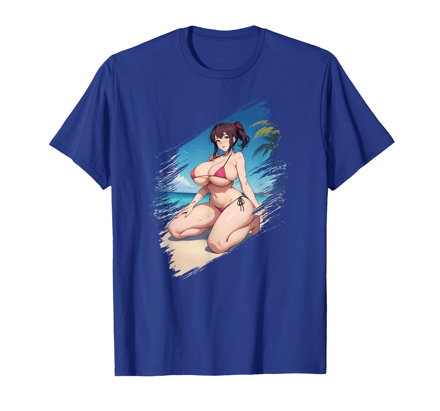 Big Boobs Anime Manga Girl Women Bikini T-Shirt
